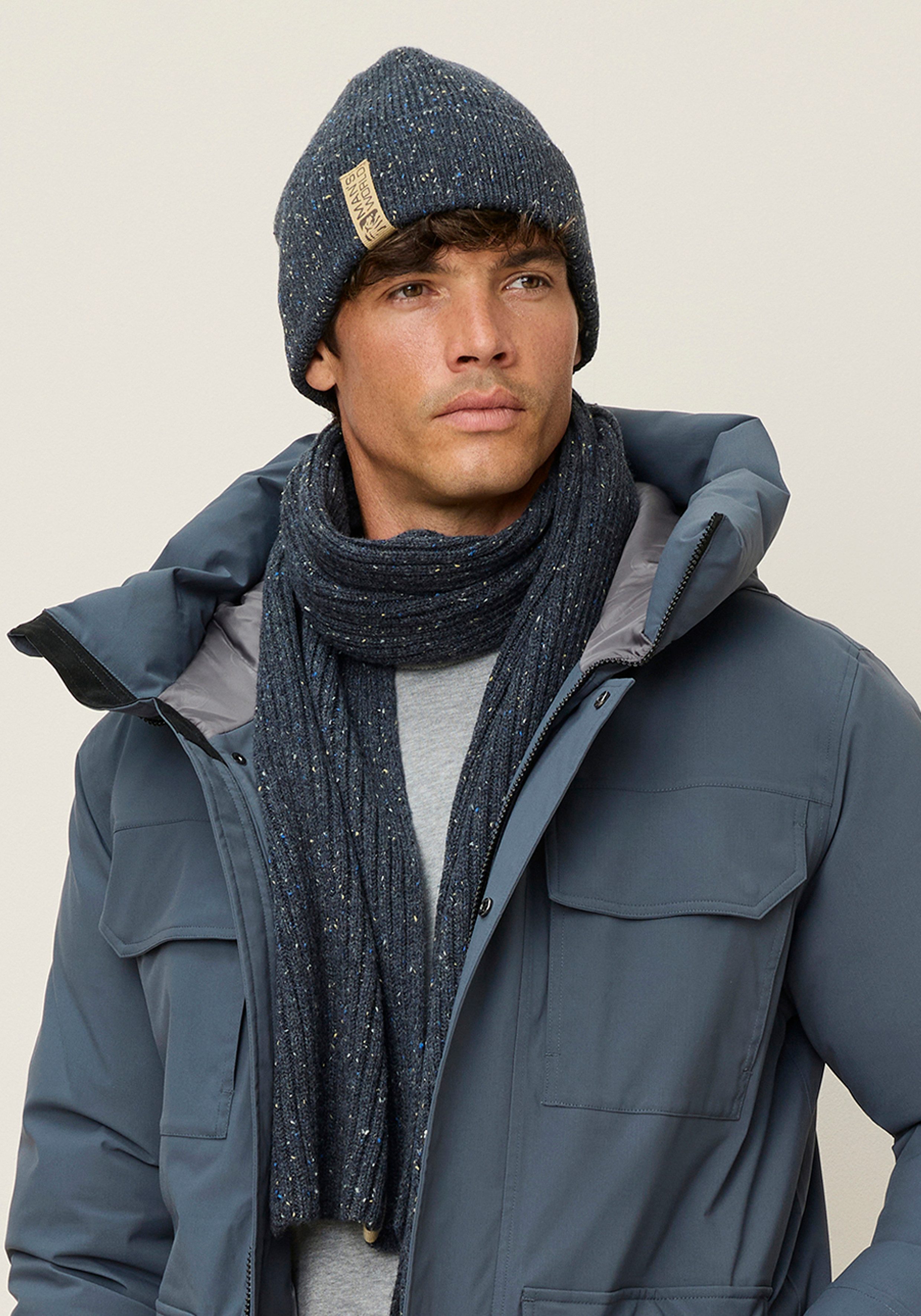 Man's World Schal, aus Baumwollmischung, mit Badge-Applikation, für Herren. € 34,99, (€ 34,99 pro 1 Stk).