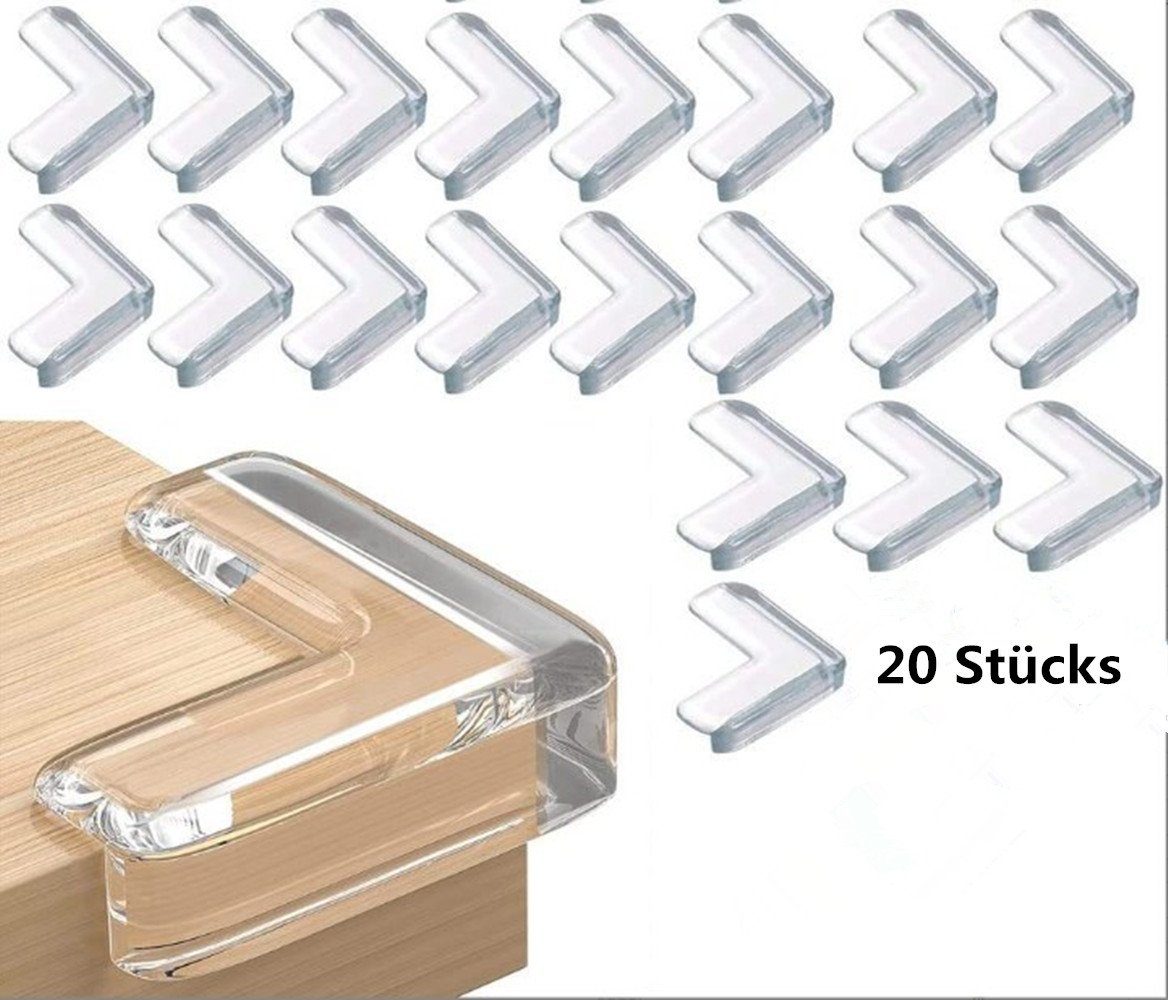 XDeer Kindersicherung 20 Stücks Защита края Baby Eckenschutz Baby,Kindersicherung, Защита края Selbstklebend kindersicherung Tischkantenschutz