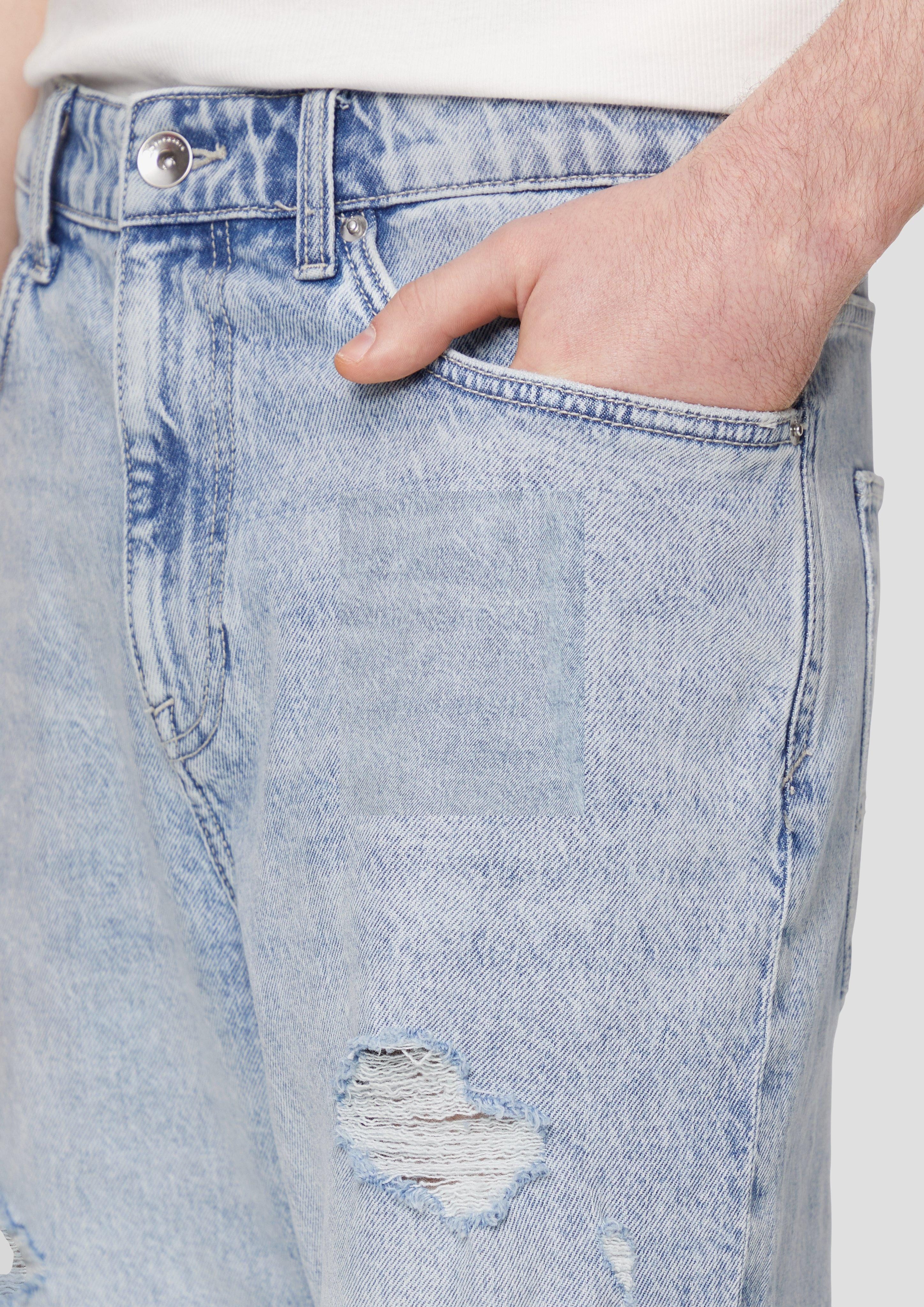 QS Cargoshorts Jeans-Shorts / Loose Fit günstig online kaufen