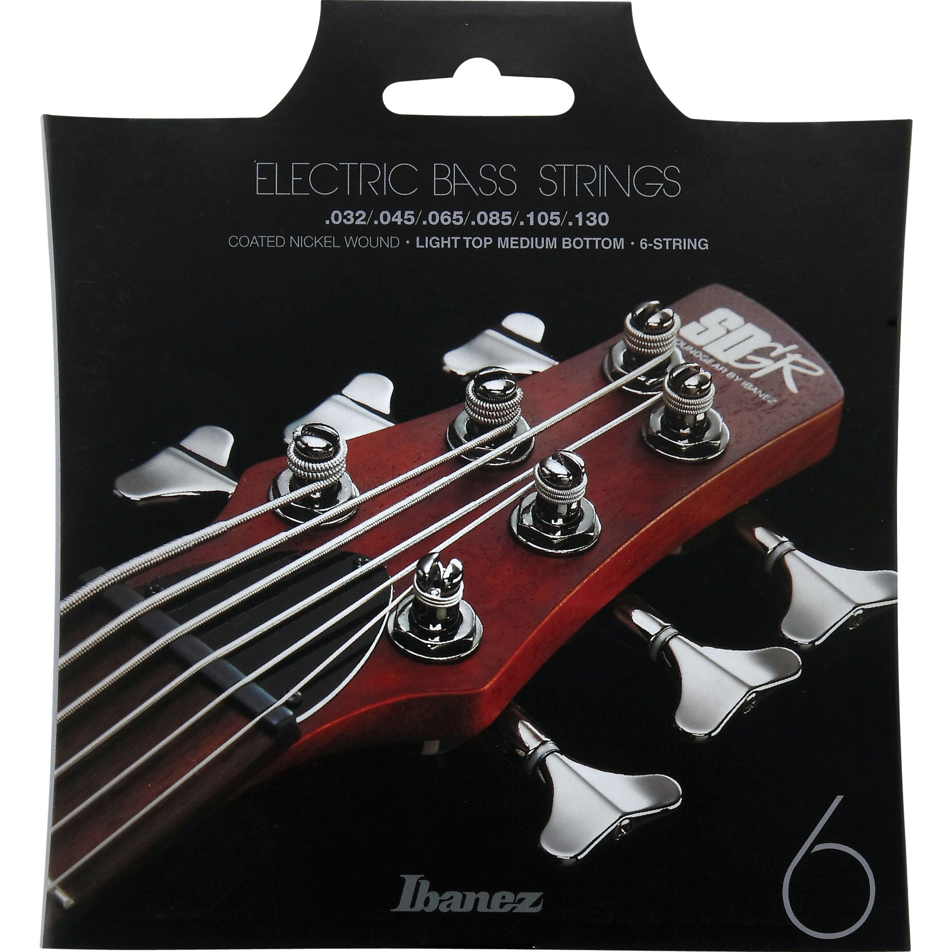 Ibanez Saiten, (6er Bass IEBS6C 32-130 Nickel Wound), 6er Bass IEBS6C 32-130 Nickel Wound - Saitensatz für 6-Saiter E-Bass