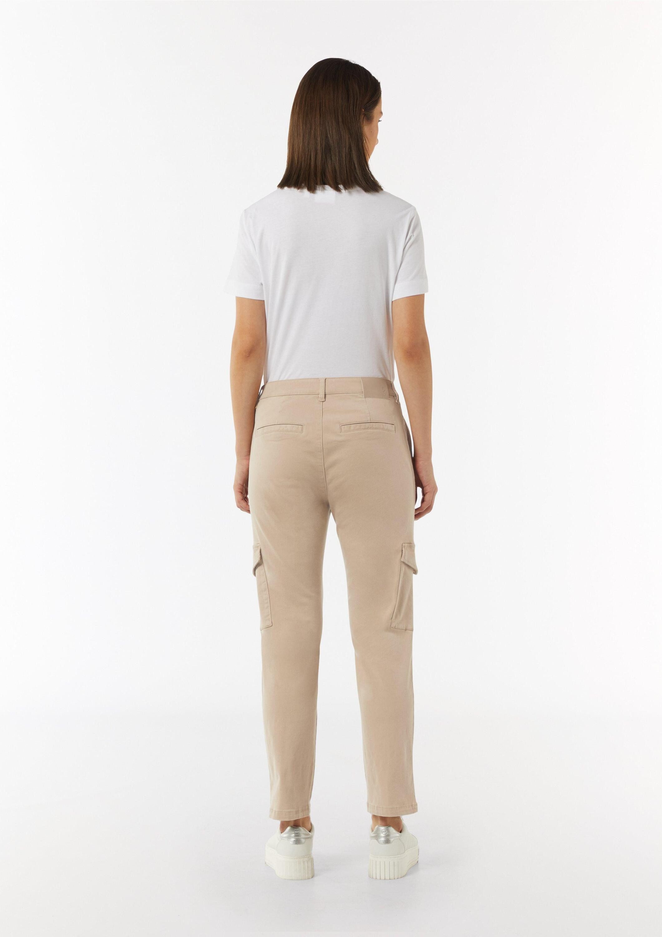 comma Chinos Hose Cargohose mit schmal zulaufendem Bein