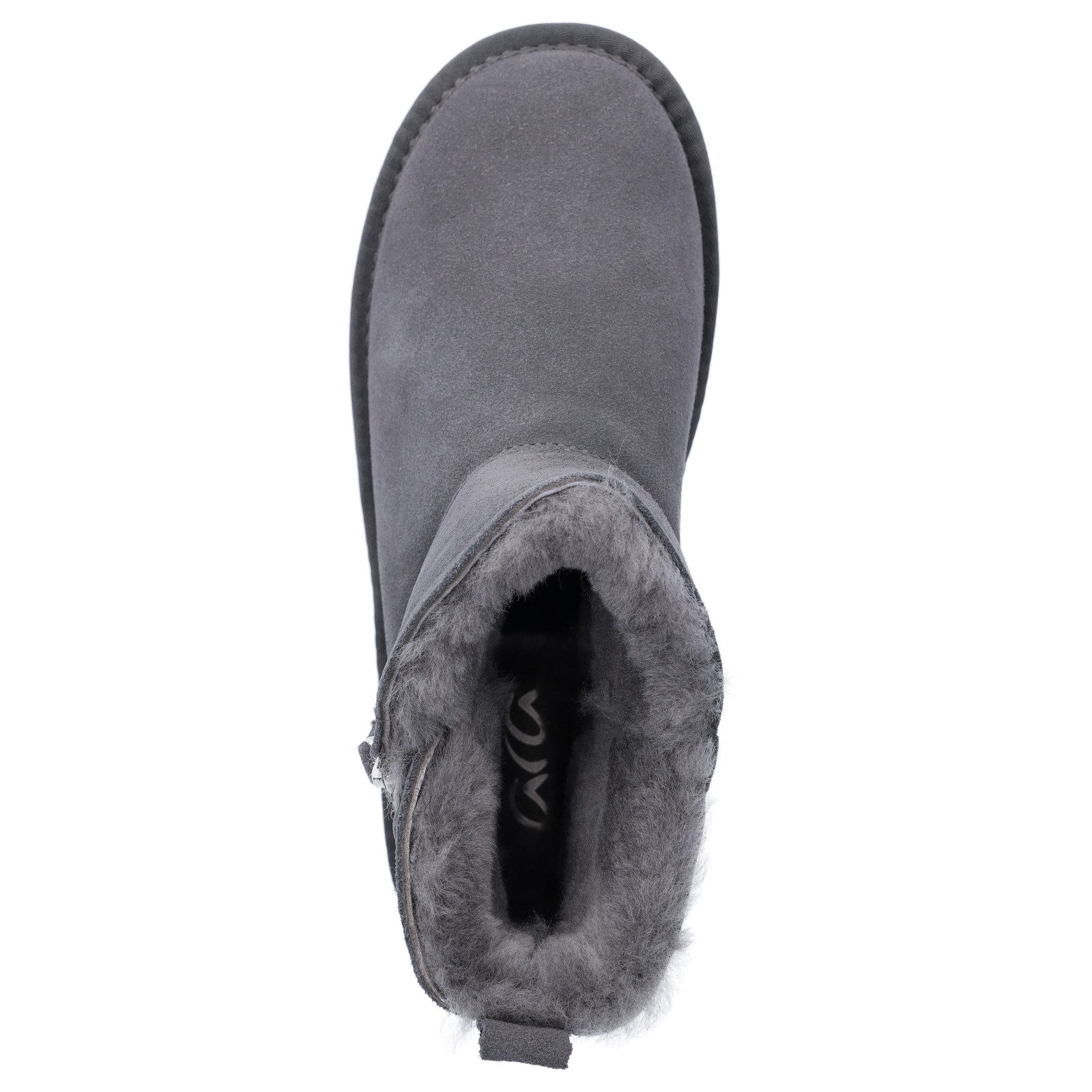 Ara Ara Damen Leder Boot grau Ankleboots
