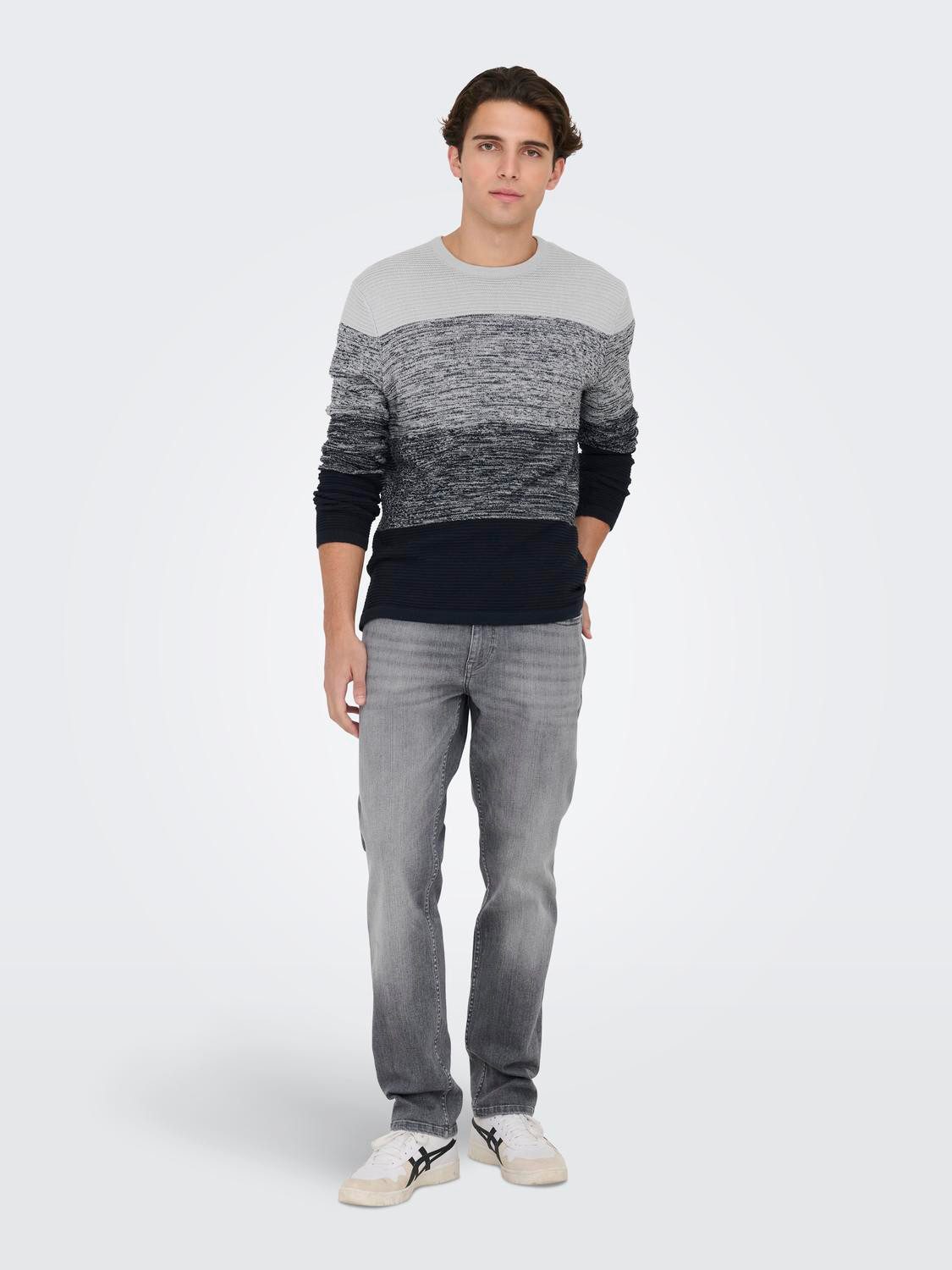 ONLY & SONS Straight-Jeans ONSWEFT REGULAR WB 0021 TAI DNM NOOS Baumwollmischung, straight fit