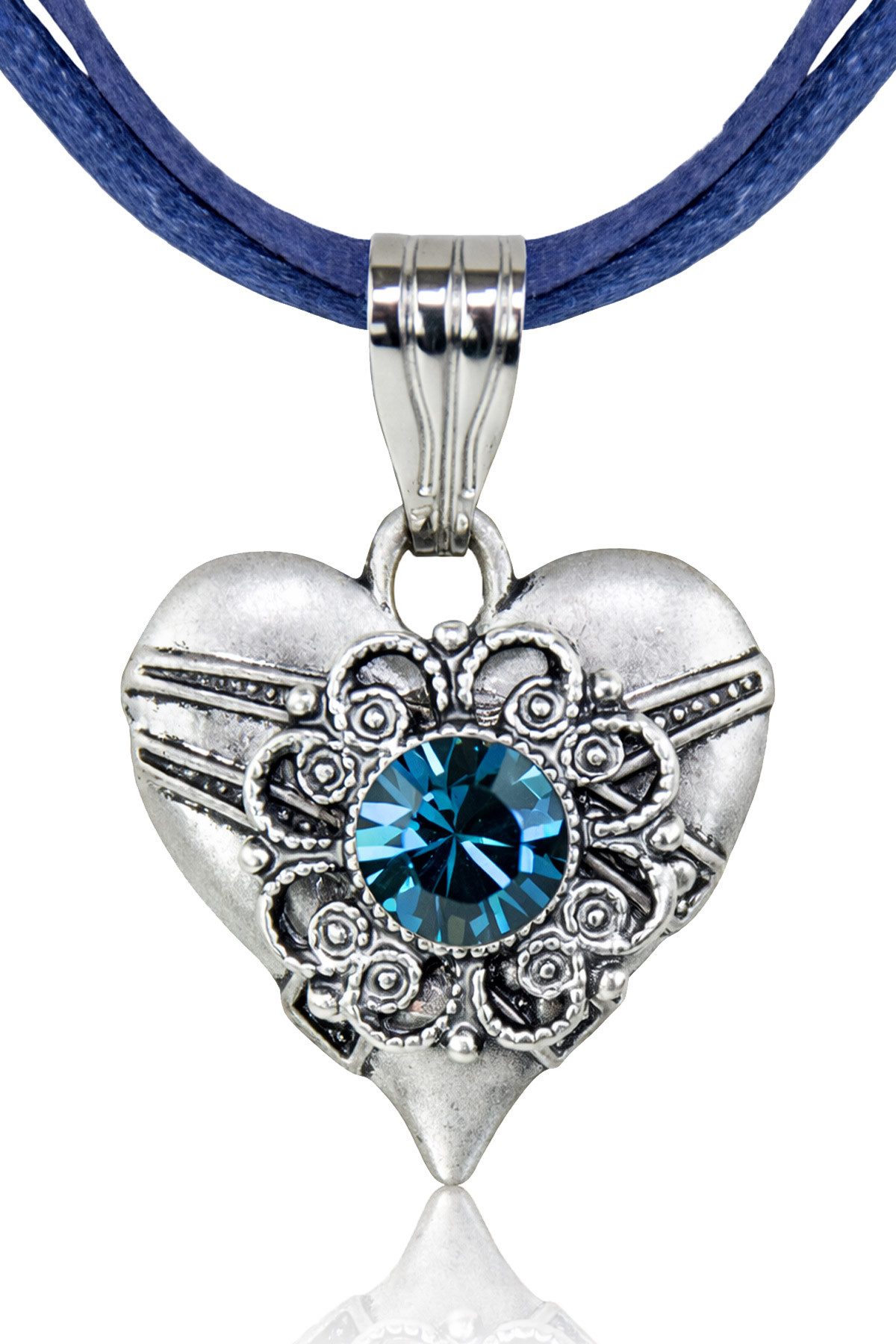 LUISIA® Kette mit Anhänger LUISIA® Halskette "Paula" - Herzanhänger und Pre günstig online kaufen