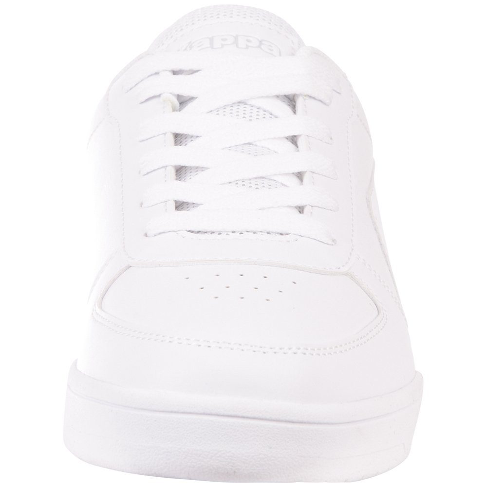 Kappa in white-l'grey Sneaker dynamischer Schnittführung
