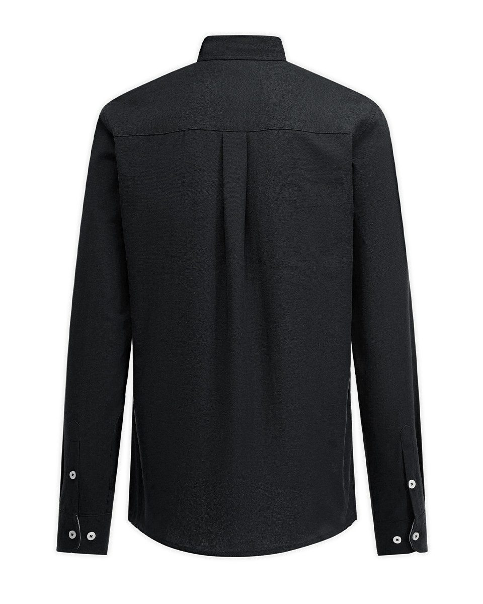 Allthemen Businesshemd mit Button-Down-Kragen Langarmhemd Slim Fit Hochzeitshemd