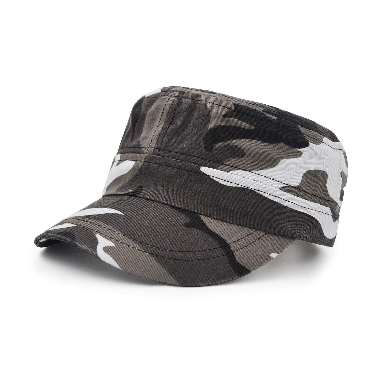 LuxusKollektion Baseball Cap Baseballmütze Herren Damen Baumwolle Twill Military Einheitsgröße Grau
