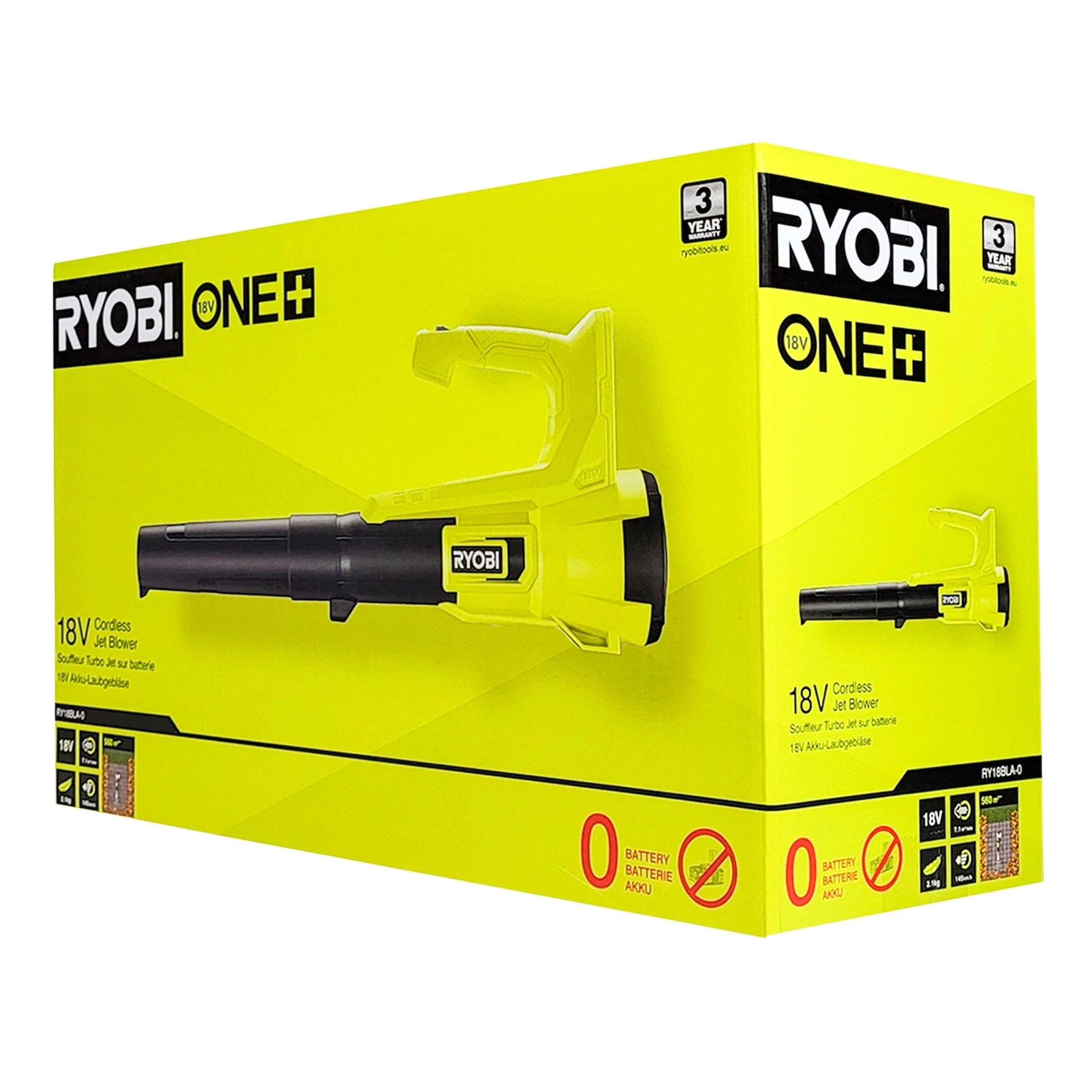 RYOBI Akku-Laubbläser Ryobi Set Laubbläser 18V ONE+ mit 4.0Ah Akku und Ladegerät, (1 St)