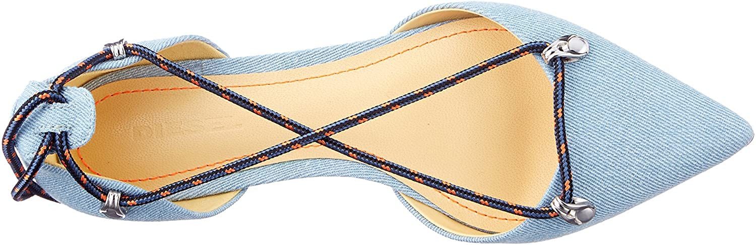 Diesel Diesel Damen Sandalen Slipper Ballerina D-FOUETTE B Ballerina