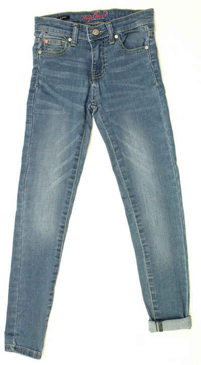 THREE OAKS 5-Pocket-Jeans Mädchen, Slim Fit - Five Pocket Jeans M330059 284 (0-tlg)