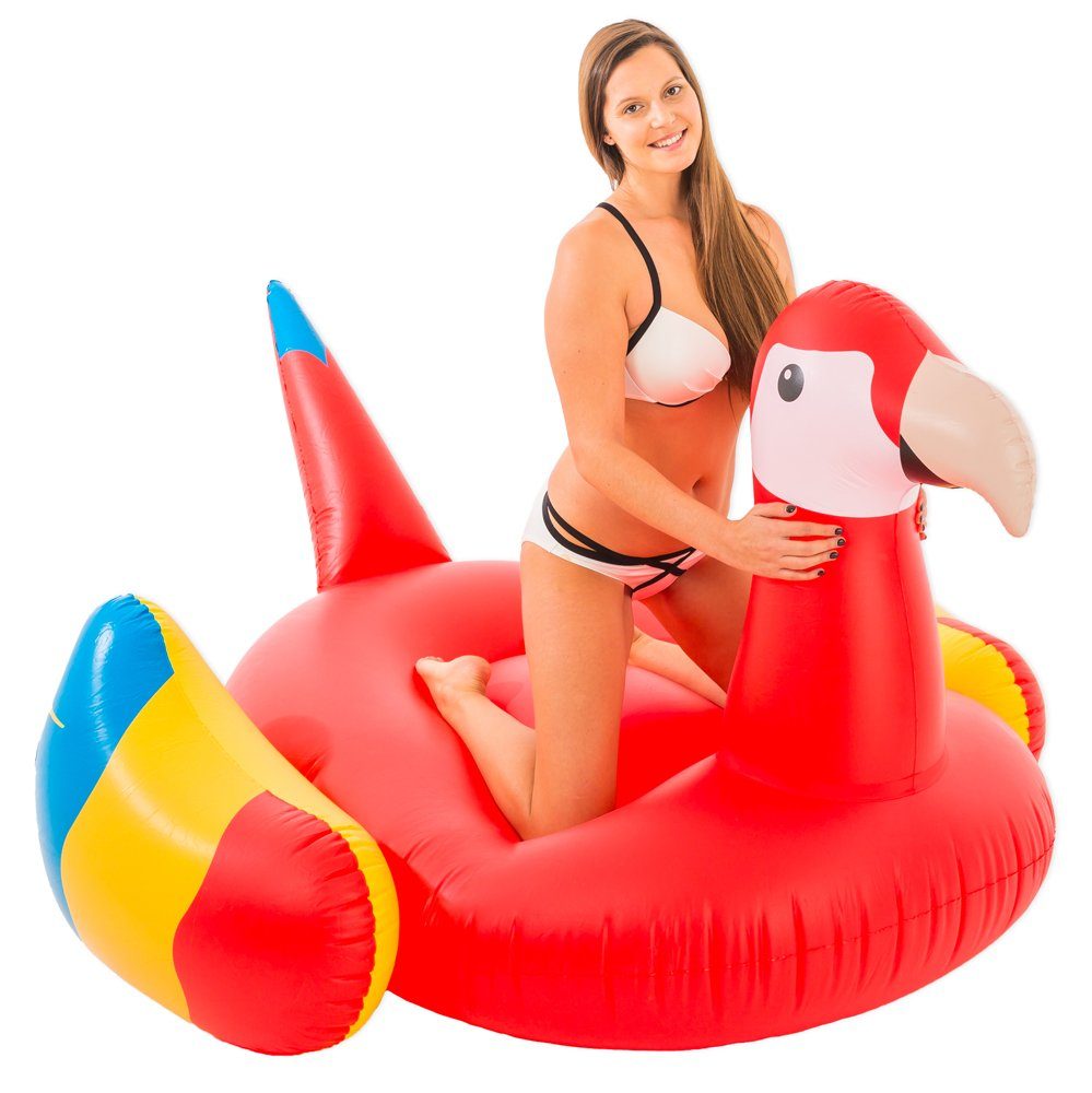 DIDAK POOL Luftmatratze XXL Schwimmtier Papagei günstig online kaufen