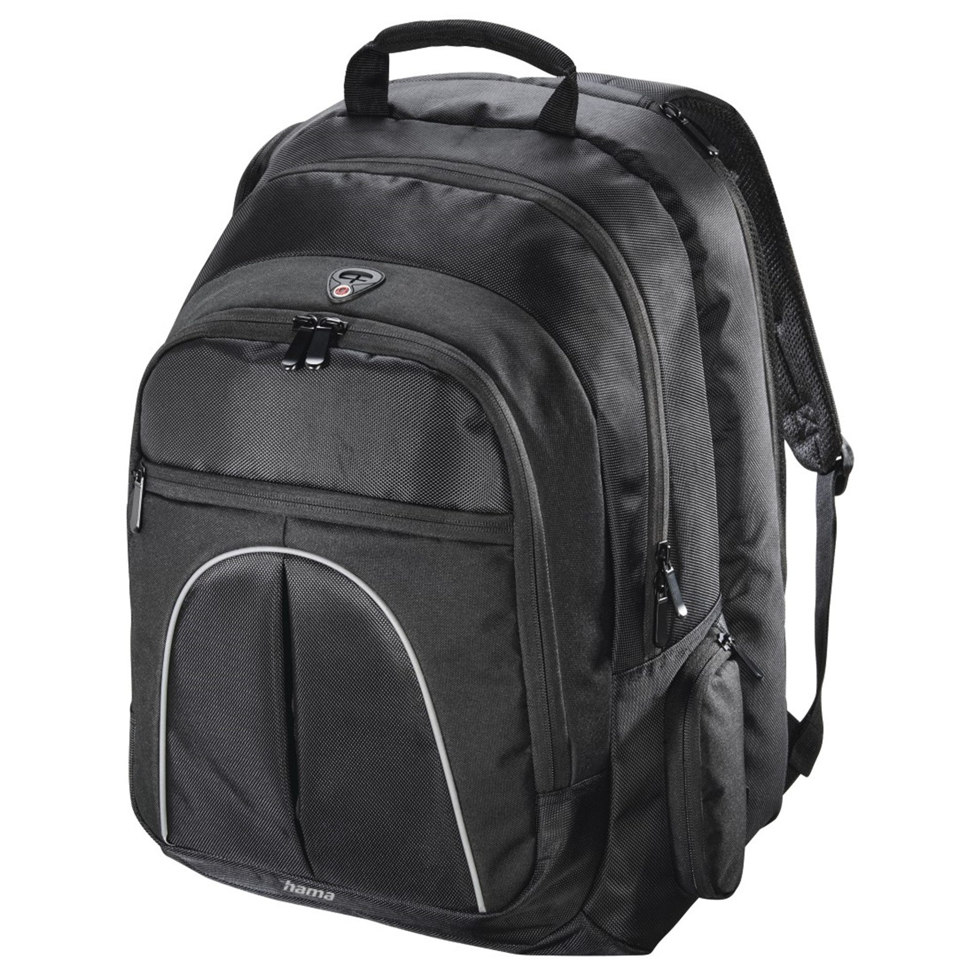 Hama Laptoprucksack Vienna, bis 44 cm (17,3), Schwarz (2-tlg)