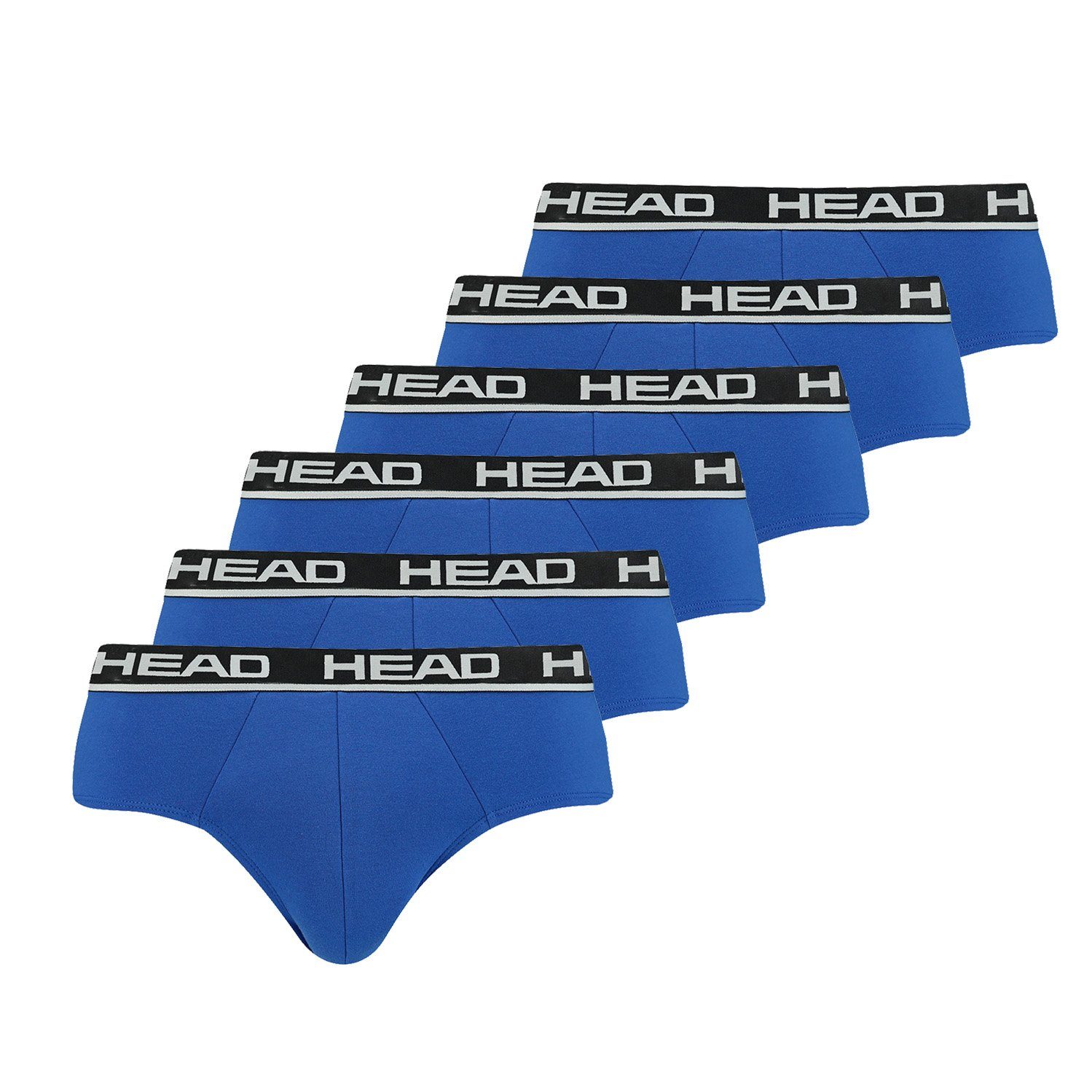 Head Boxershorts 001 / Brief (6-St., 6P Blue Head 6er-Pack) Black - Boxer