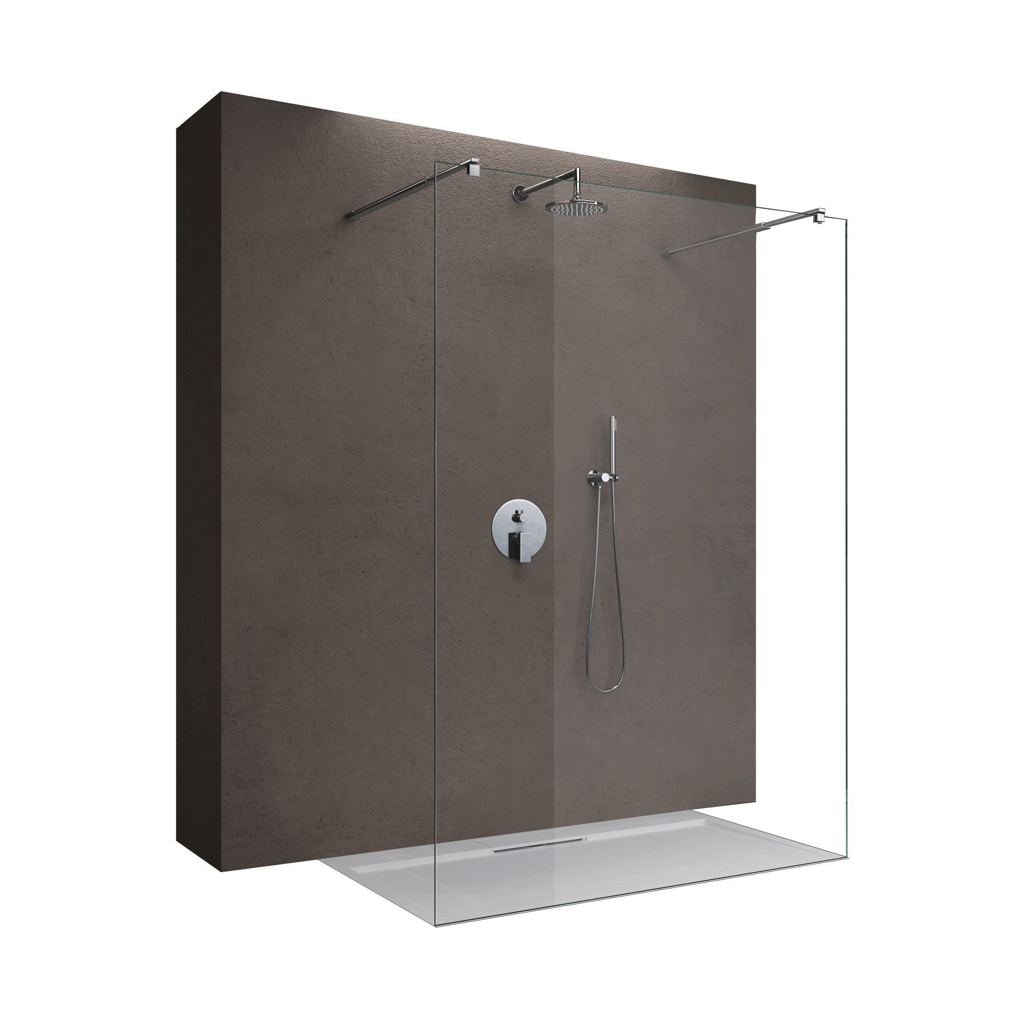 doporro Walk-in-Dusche Duschwand Duschtrennwand Walk-In Dusche günstig online kaufen