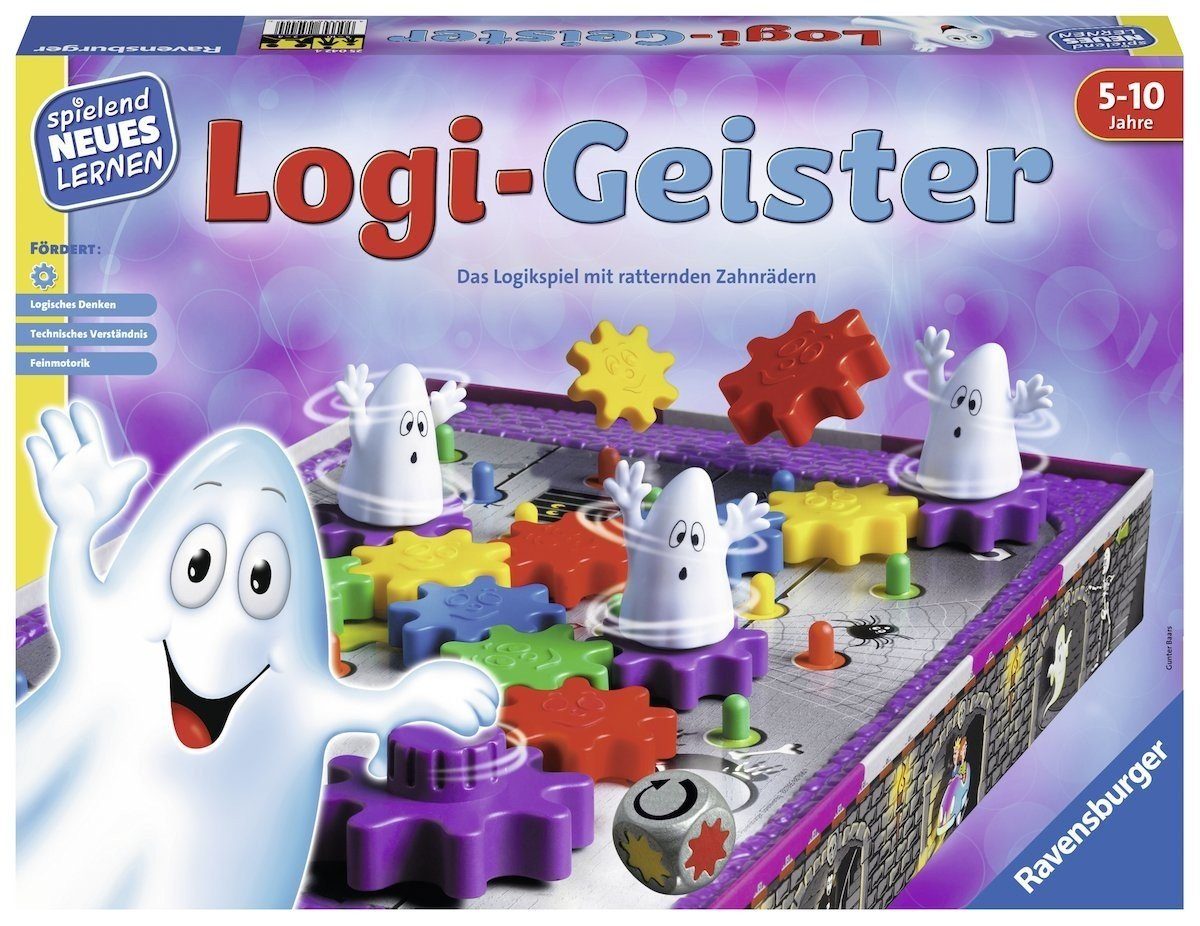 Ravensburger Lernspielzeug Logi-Geister - Kinderspiel ab 5 Jahre günstig online kaufen