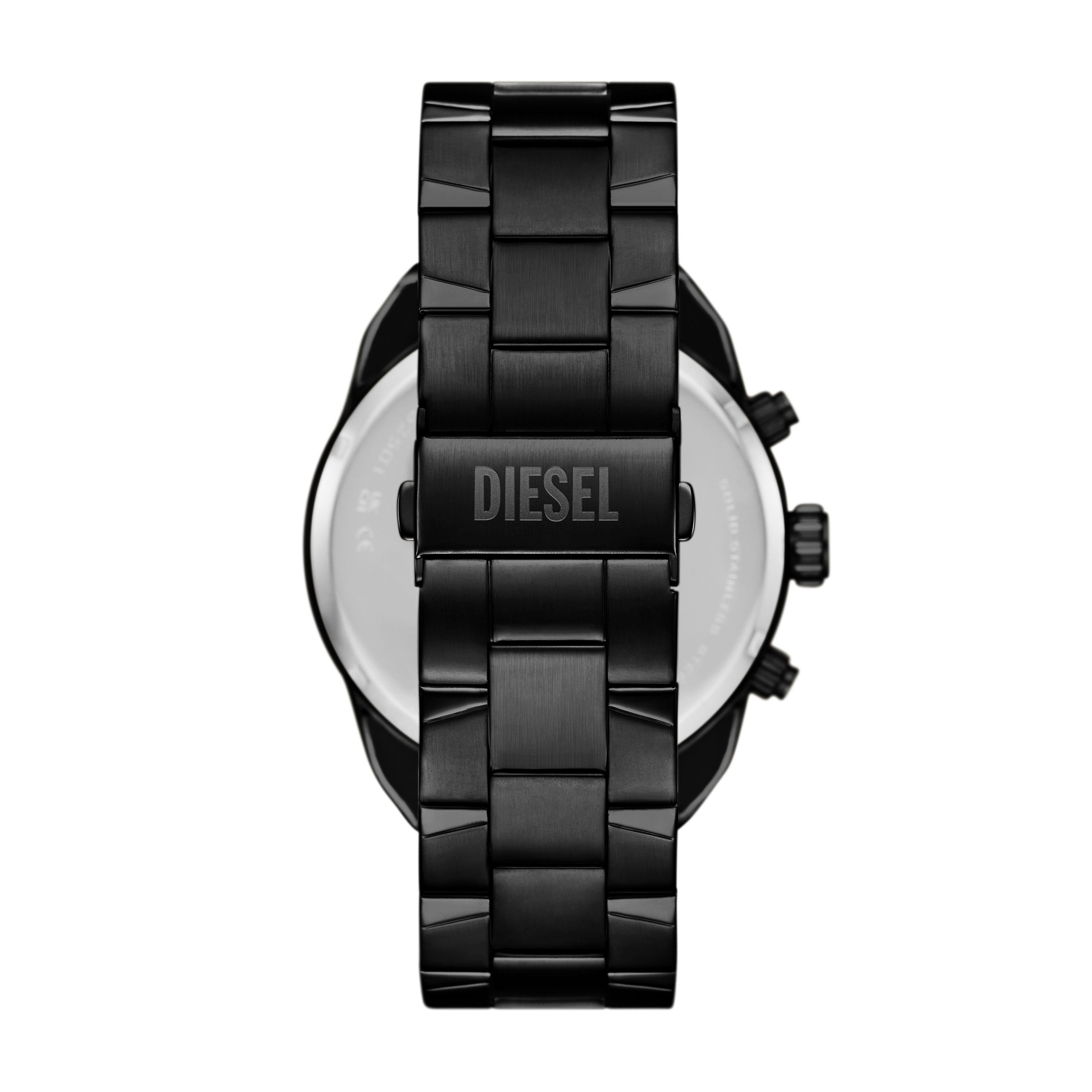 Diesel Chronograph Spiked DZ4691, Quarzuhr, Armbanduhr, Herrenuhr, Edelstahlarmband, analog, Tag