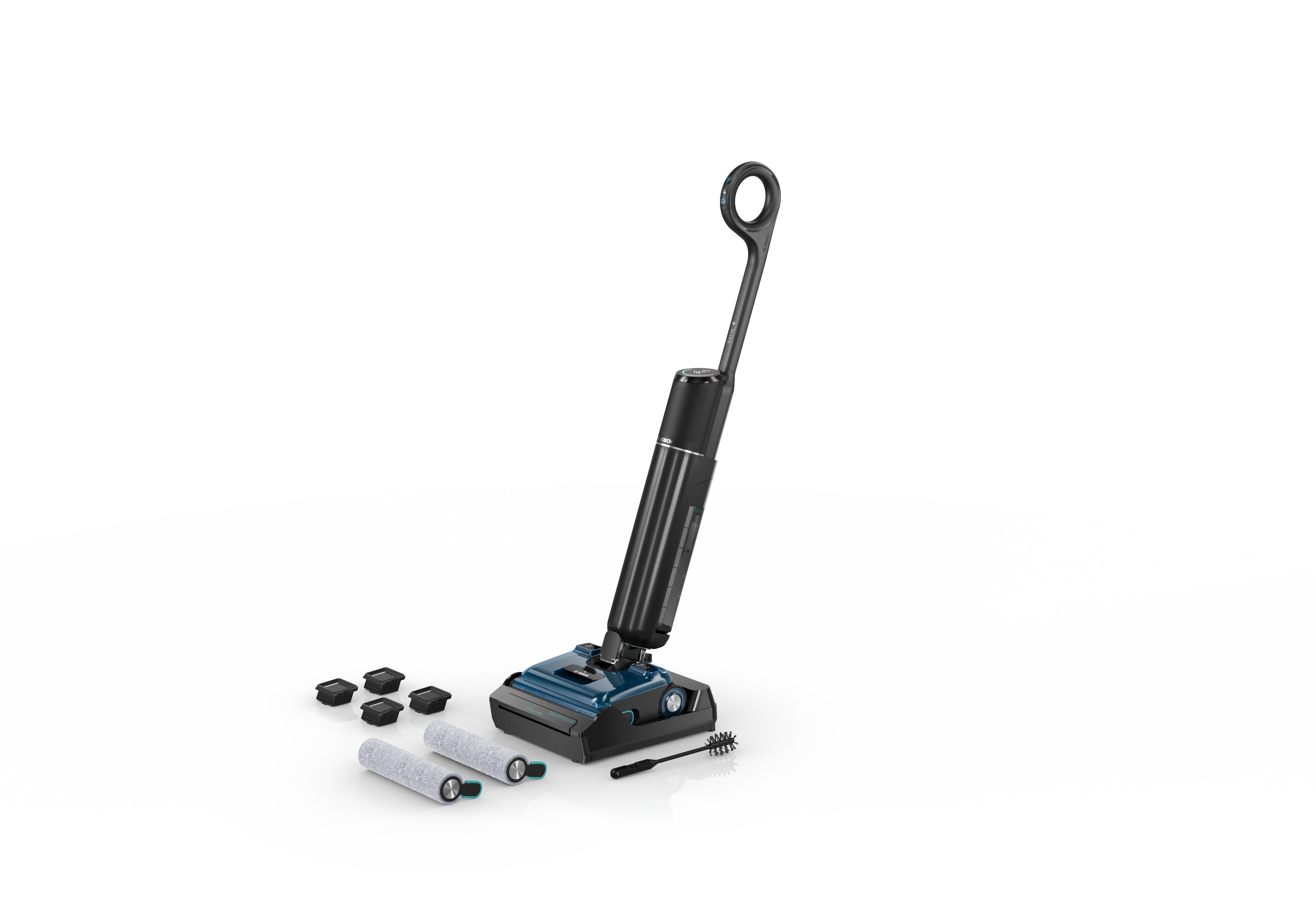 BOSCH Nass-Trocken-Sauger BHF61BX, 24.000 Pa Saugkraft, Saugen & Wischen in einem, Anti-Haarverwicklung