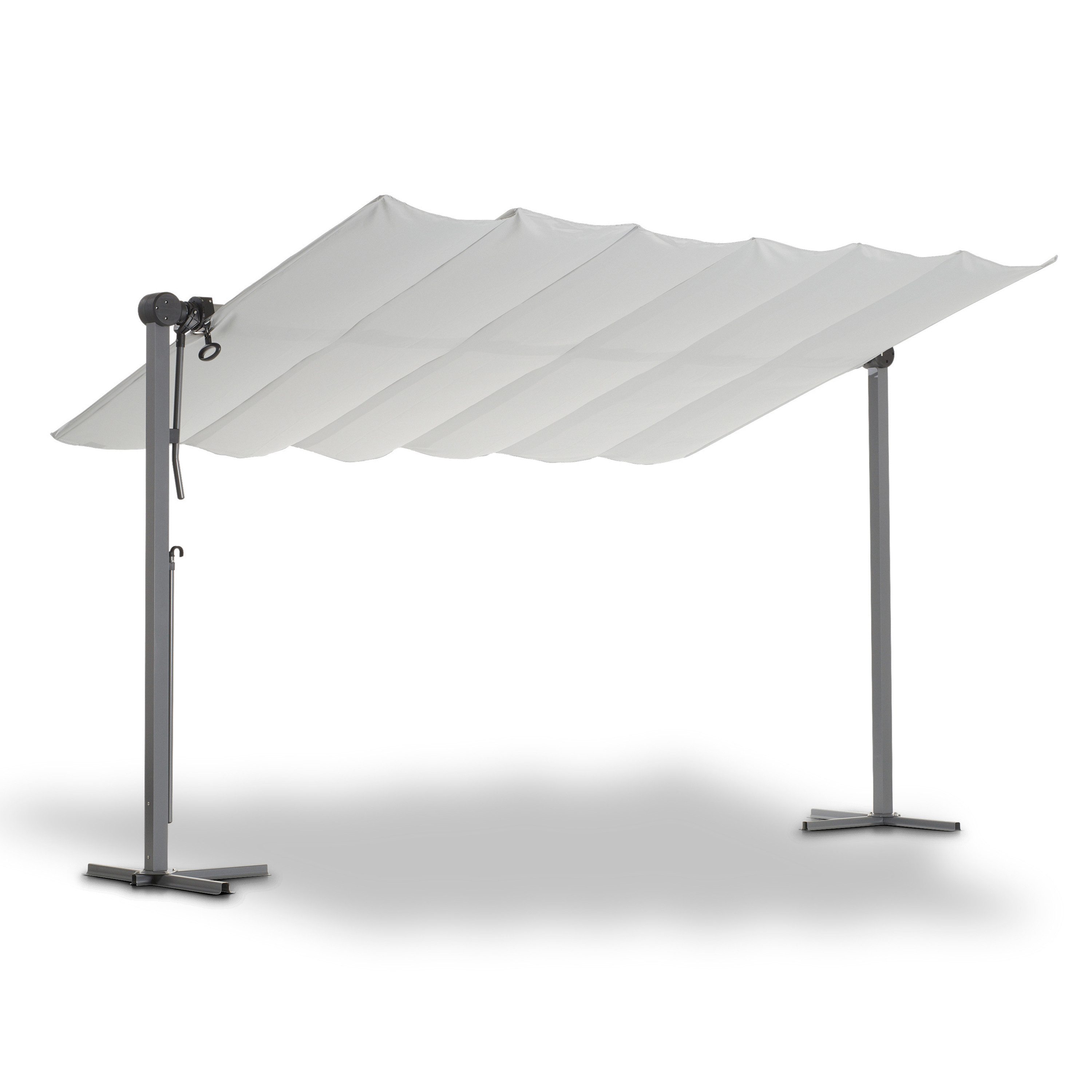 Leco Standmarkise Sonnendach WAVED 4x2,5 m 400 x 250 x 220 cm günstig online kaufen