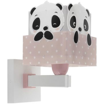 Dalber Wandleuchte Wandleuchte Panda in Rosa und Weiß E27, keine Angabe, Leuchtmittel enthalten: Nein, warmweiss, Wandleuchte, Wandlampe, Wandlicht