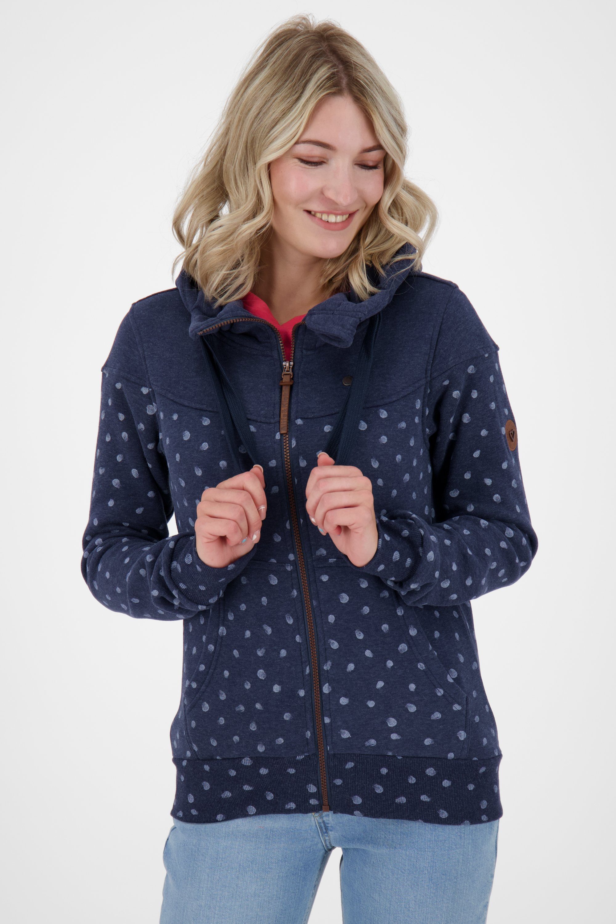 Barzahlung Alife & Kickin Kapuzensweatjacke PalinaAK melange Damen Kapuzensweatjacke, marine B Sweatjacke Sweatjacket