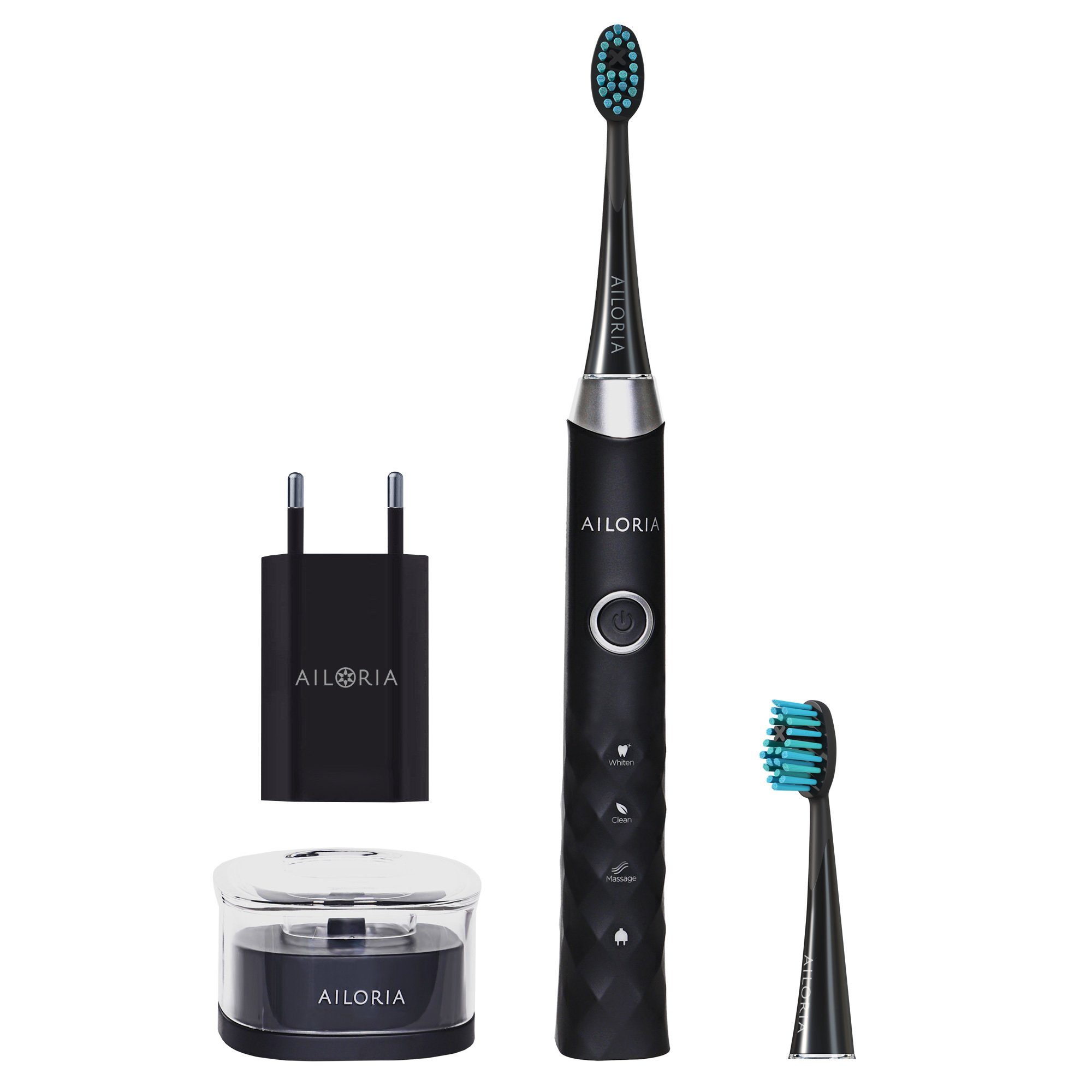 AILORIA Schallzahnbürste SHINE BRIGHT, Easy-Start-Programm