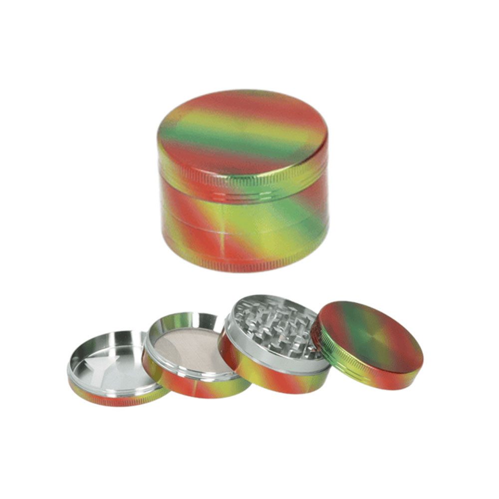 Coumo Grinder Grinder Crusher, Multicolour, Aluminium, ⌀ 4,8 cm