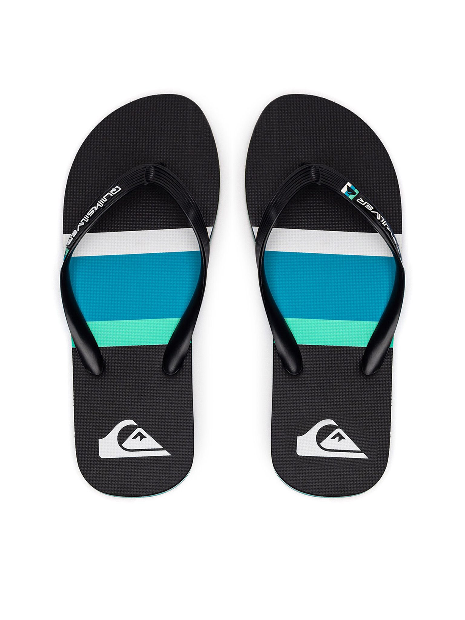 Quiksilver Quiksilver Zehentrenner Herren MOLOKAI STRIPE AQYL101361 KVJ3 Schwarz Zehentrenner