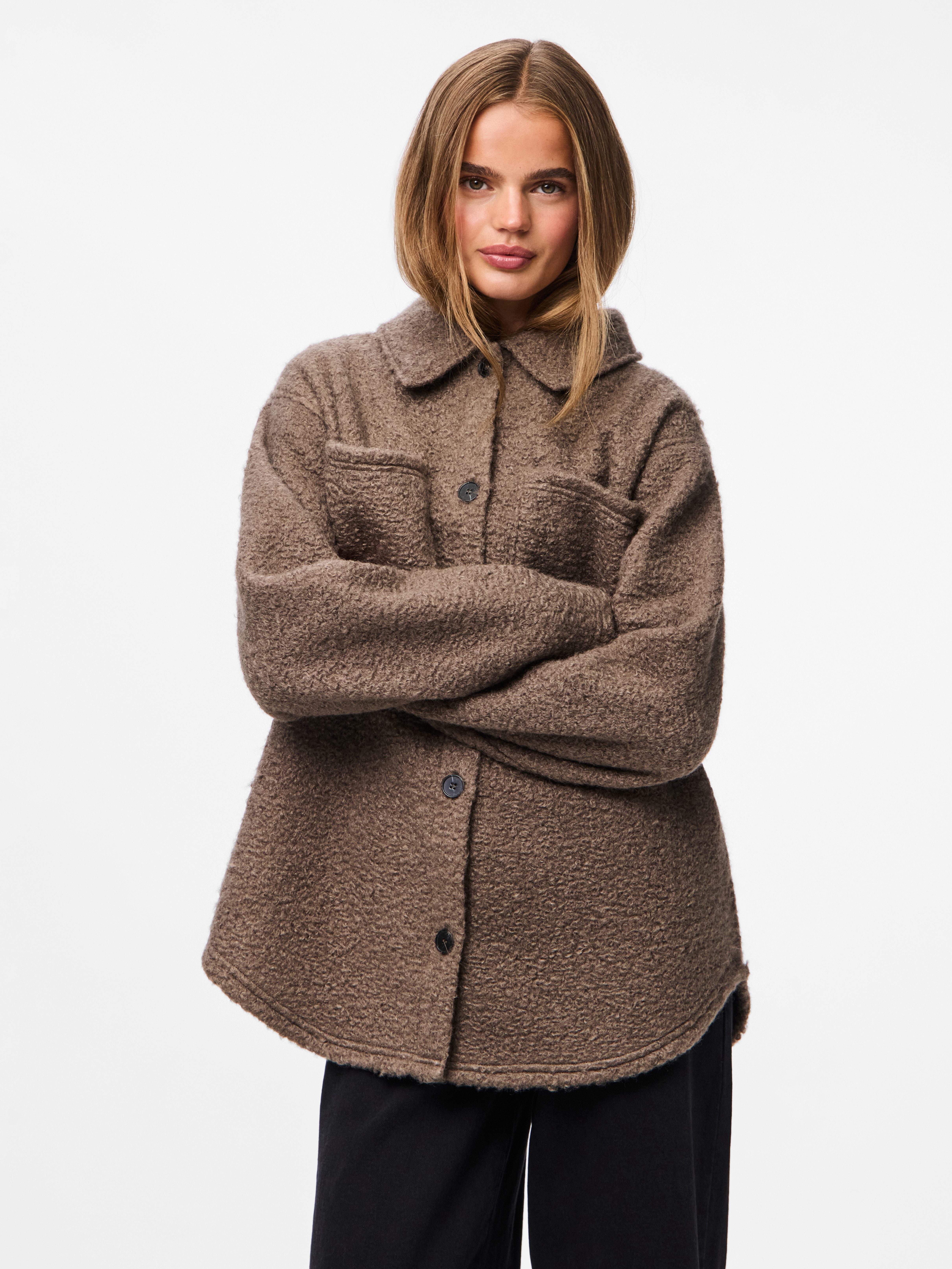 pieces Hemdjacke PCOLINE SHACKET PWP günstig online kaufen