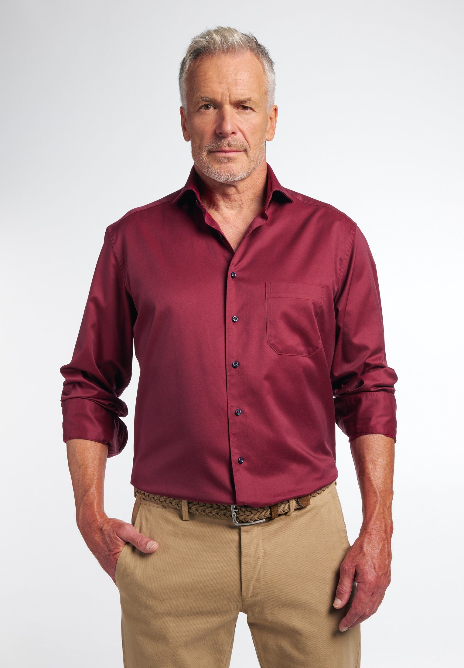 Eterna Langarmhemd "COMFORT FIT" EASY IRON (bügelleicht) günstig online kaufen