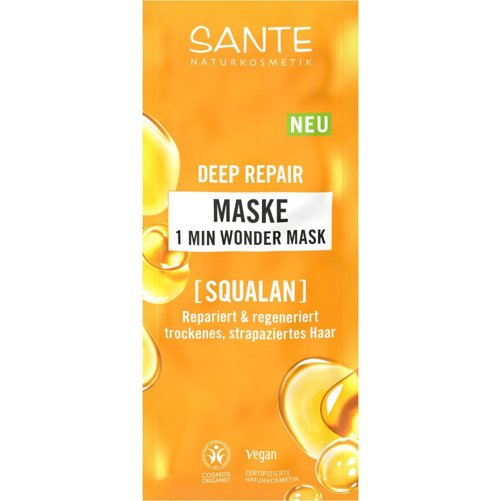 SANTE Gesichtspflege DEEP REPAIR MIN WONDER MASK SACHET, 20 ml