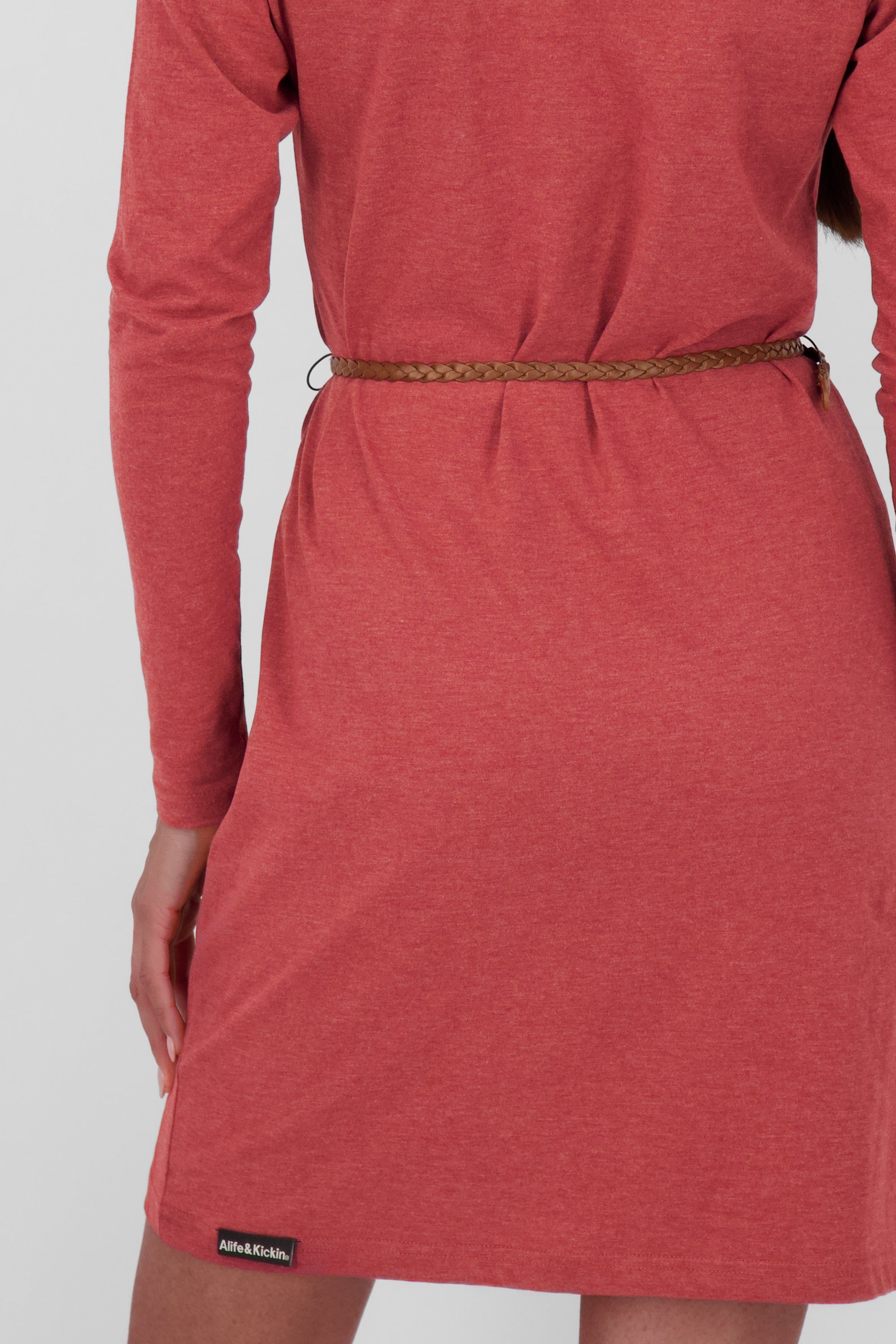 cranberry Dress melange Sommerkleid, A Damen EllinAK Kickin & Longsleeve Kleid Blusenkleid Alife