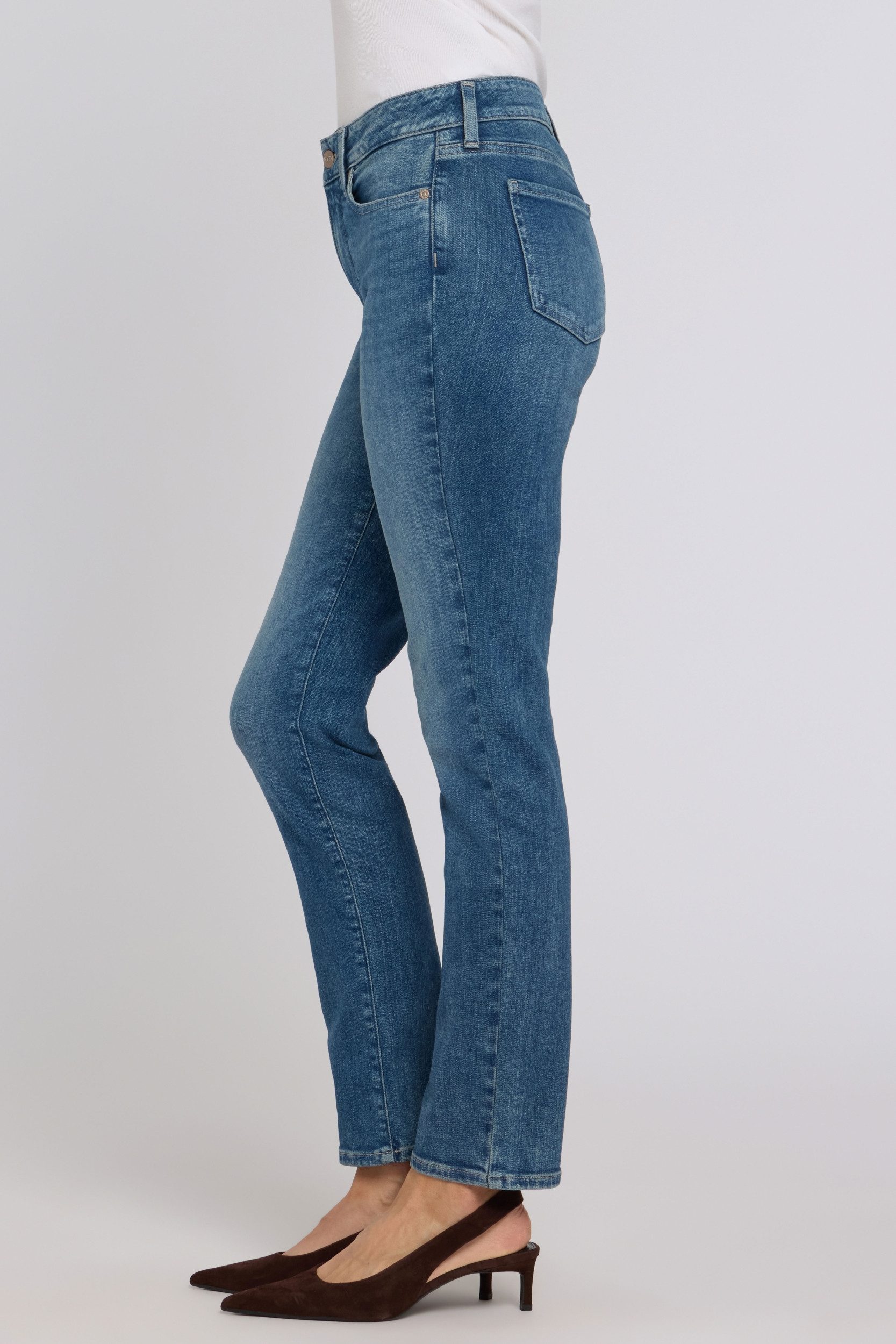 NYDJ Slim-fit-Jeans Sheri Slim Straight Jeans In Re-New Denim