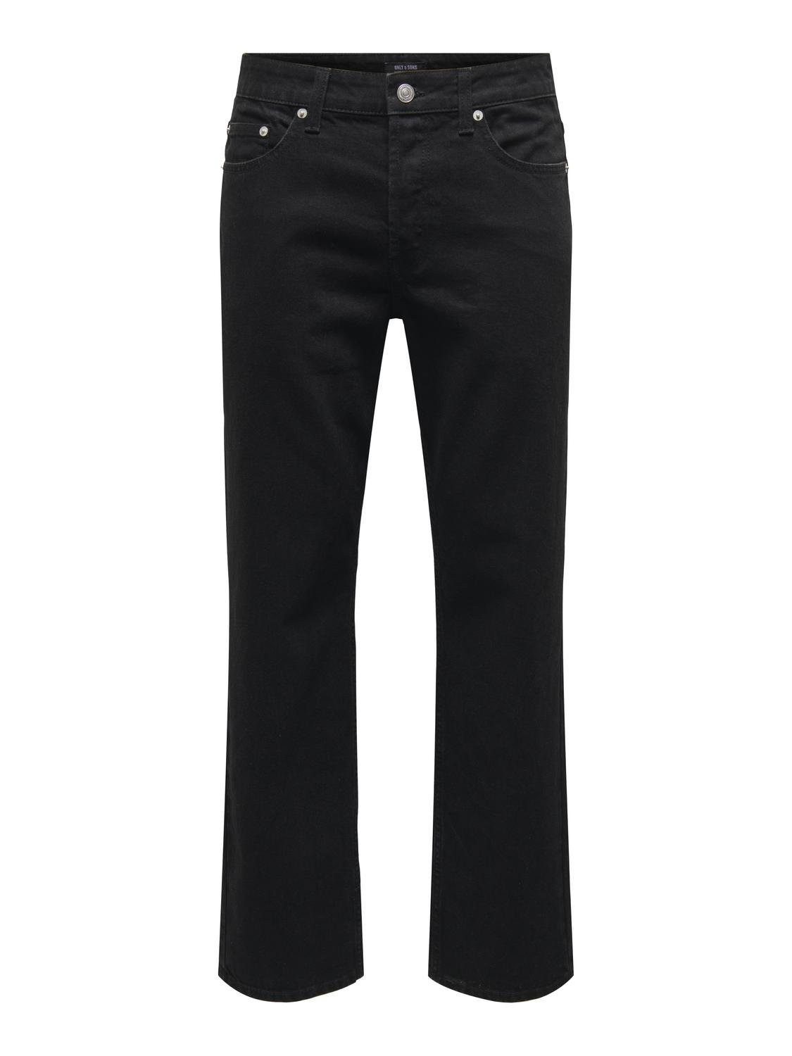 Weite Jeans - Baggy Jeans - ONSEDGE STR. ONE BLKD 8004 PIM DNM BF