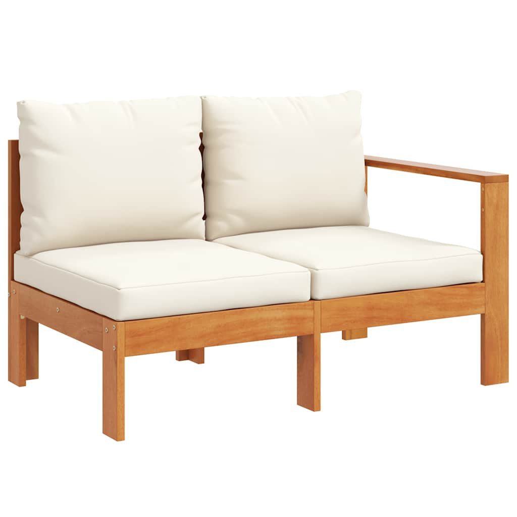 vidaXL Sofaelement Gartensofa mit 1 Armlehne günstig online kaufen