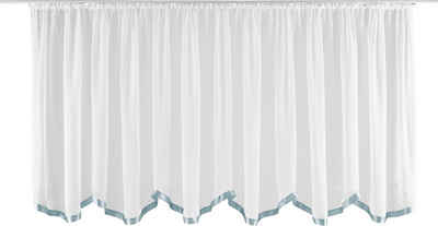 Bogenstore Eby, my home, Kräuselband (1 St), transparent, Voile, Transparent Polyester