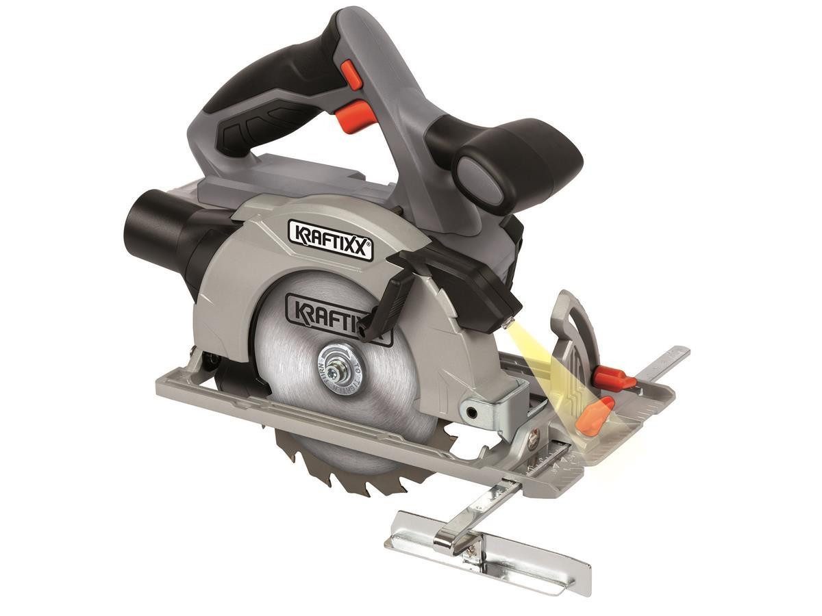 KRAFTIXX® Handkreissäge KX-HKS 18 Li, Set, 4-St., inkl. 3,0Ah Akku, kompatibel mit Einhell Power X-Change Akkusystem – Bild 4 von 5