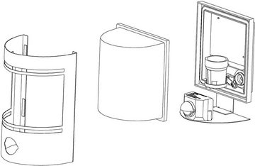 EGLO Außen-Wandleuchte Cerno, Bewegungsmelder, ohne Leuchtmittel, Mit Bewegungssensor