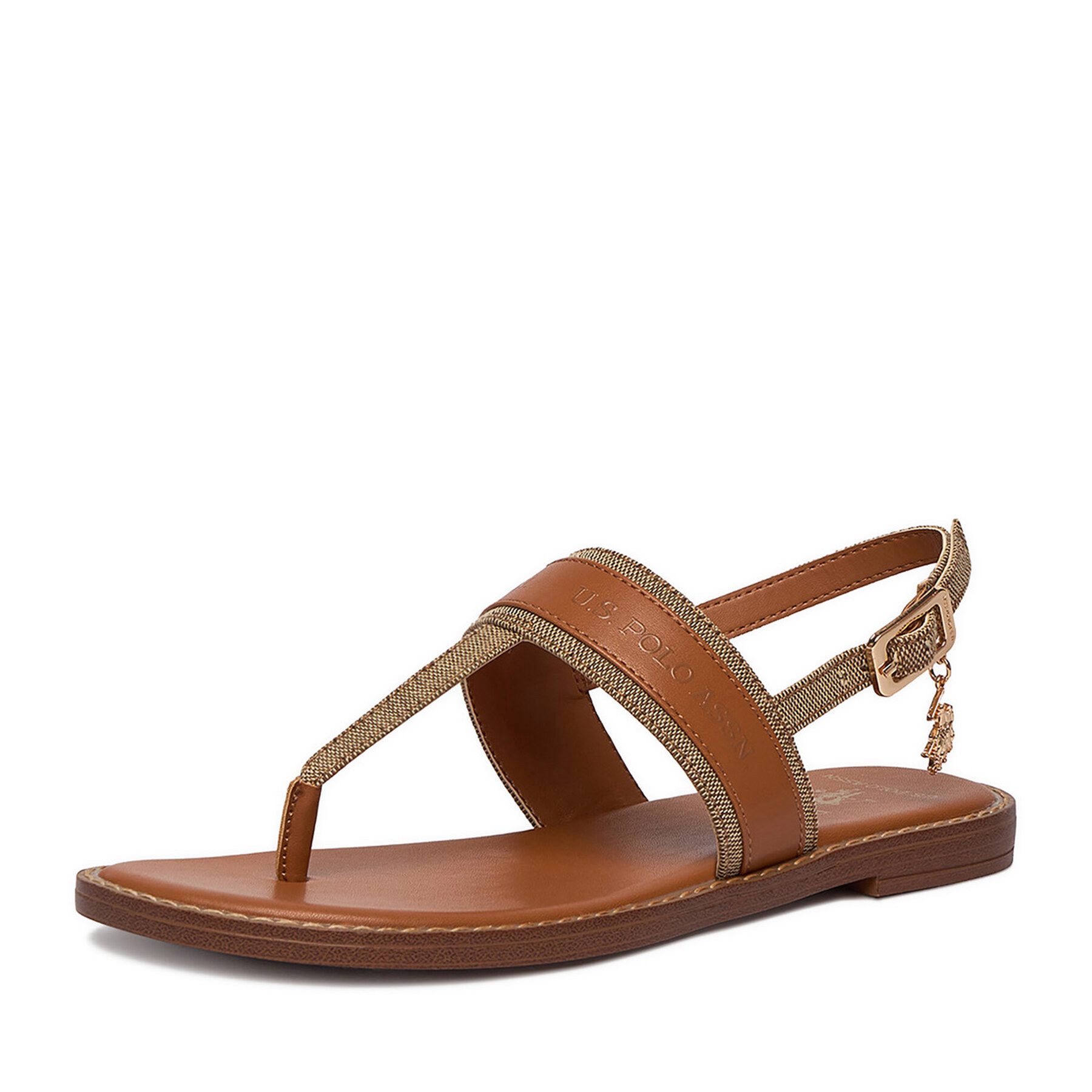 U.S. Polo Assn. US Polo Assn Damen-Sandalen in Braun Sandale