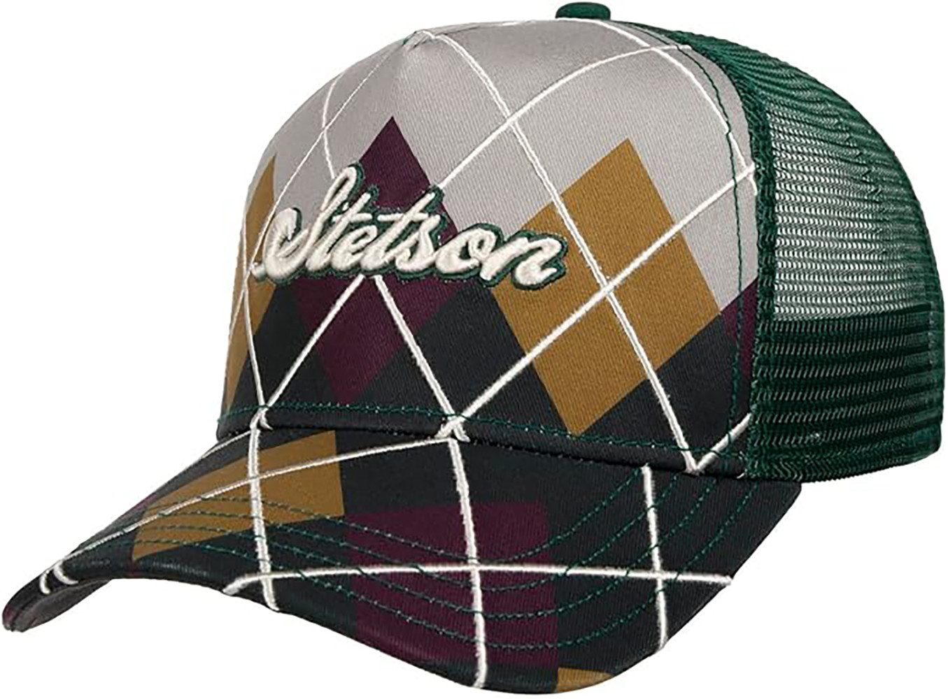 Stetson Trucker Cap Argyle Check günstig online kaufen