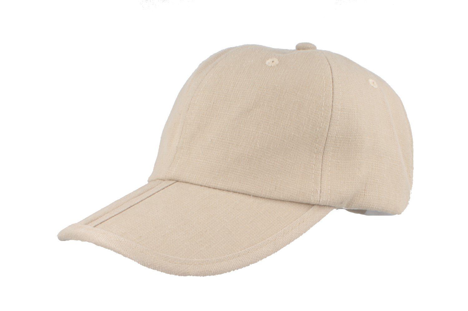 Breiter Baseball Cap UV-Schutz Knickschirm natur 80 mit und Klappbar