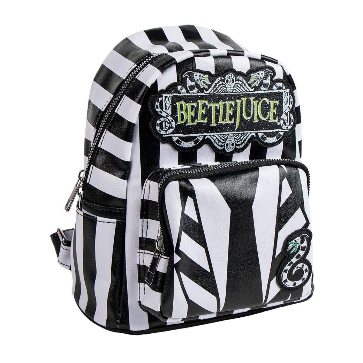 Rucksack Beetlejuice Rucksack Damen Casual Rucksack Kunstleder – Gothic Tasche