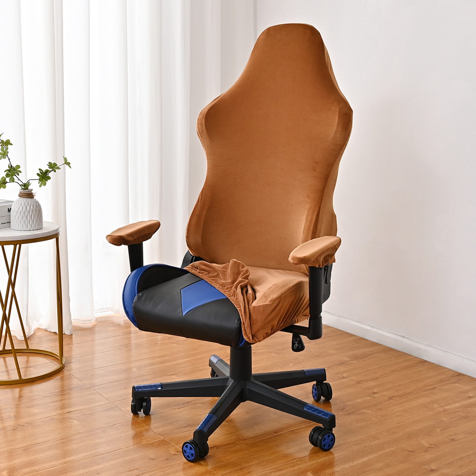 Jibenhome Bürostuhlhusse Stuhlbezug Samt Gaming Stuhl günstig online kaufen