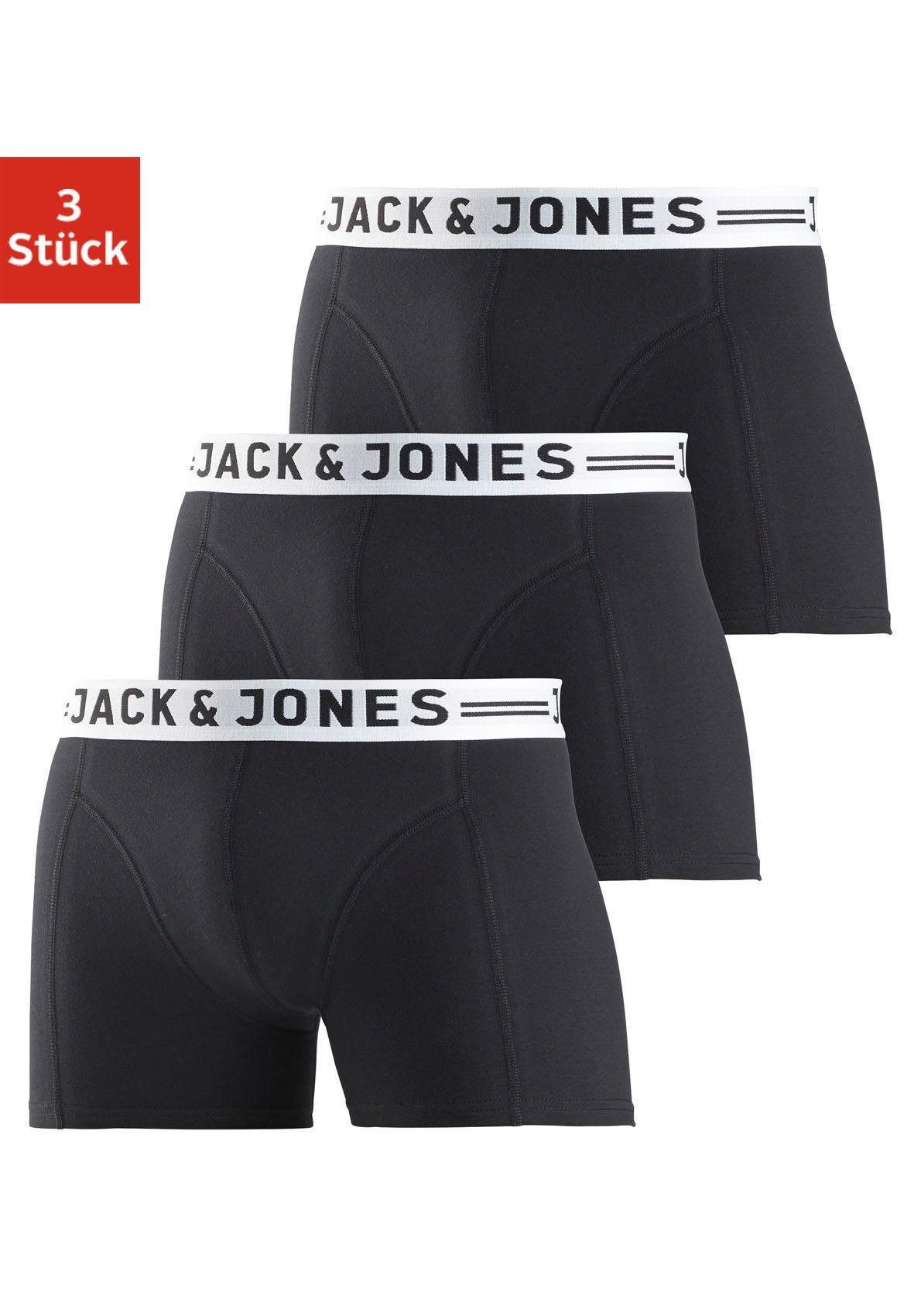 Jack & Jones Boxer Sense Trunks (Packung, 3-St) schwarz