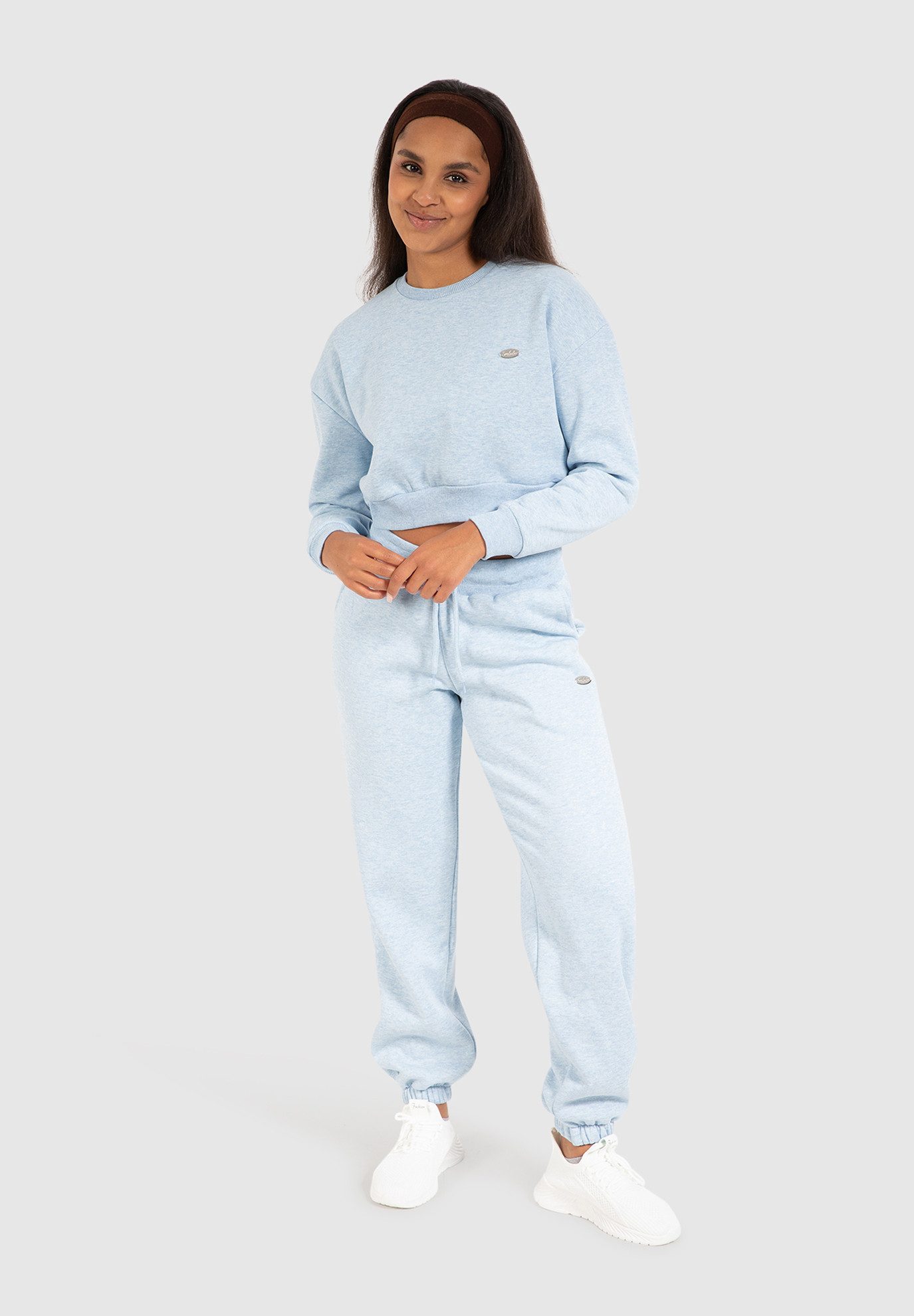 Smilodox Sweatshirt Amelia, Oversize Crop Pullover günstig online kaufen