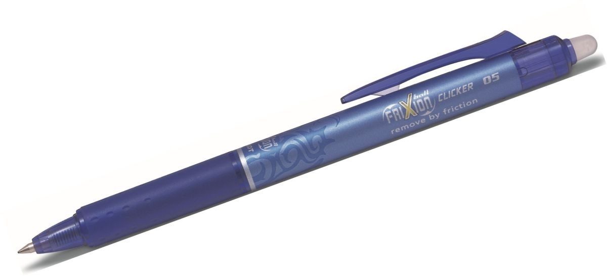 Pilot Pen Tintenfeinschreiber Tintenroller Frixion Ball Clicker 05 blau