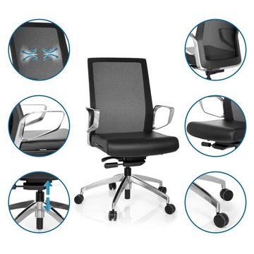 hjh OFFICE Drehstuhl Profi Bürostuhl PROVIDER NET Kunstleder (1 St), Schreibtischstuhl ergonomisch