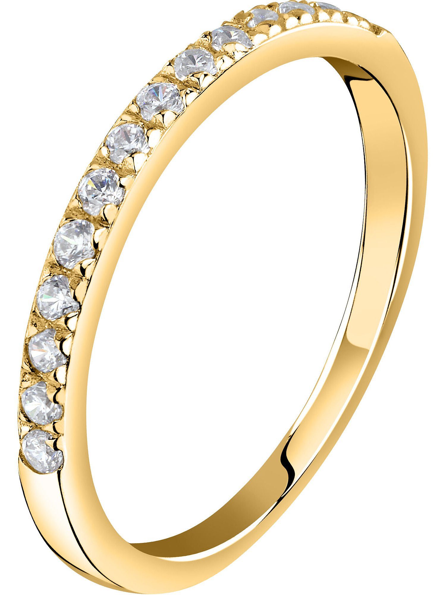 Diamantring CHRIST Damen-Damenring 585er Weißgold 14 Diamant