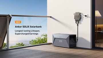 Anker Solix Solar Bank E1600, Speicher für Balkonkraftwerke Solar Powerbank, für Balkonkraftwerke