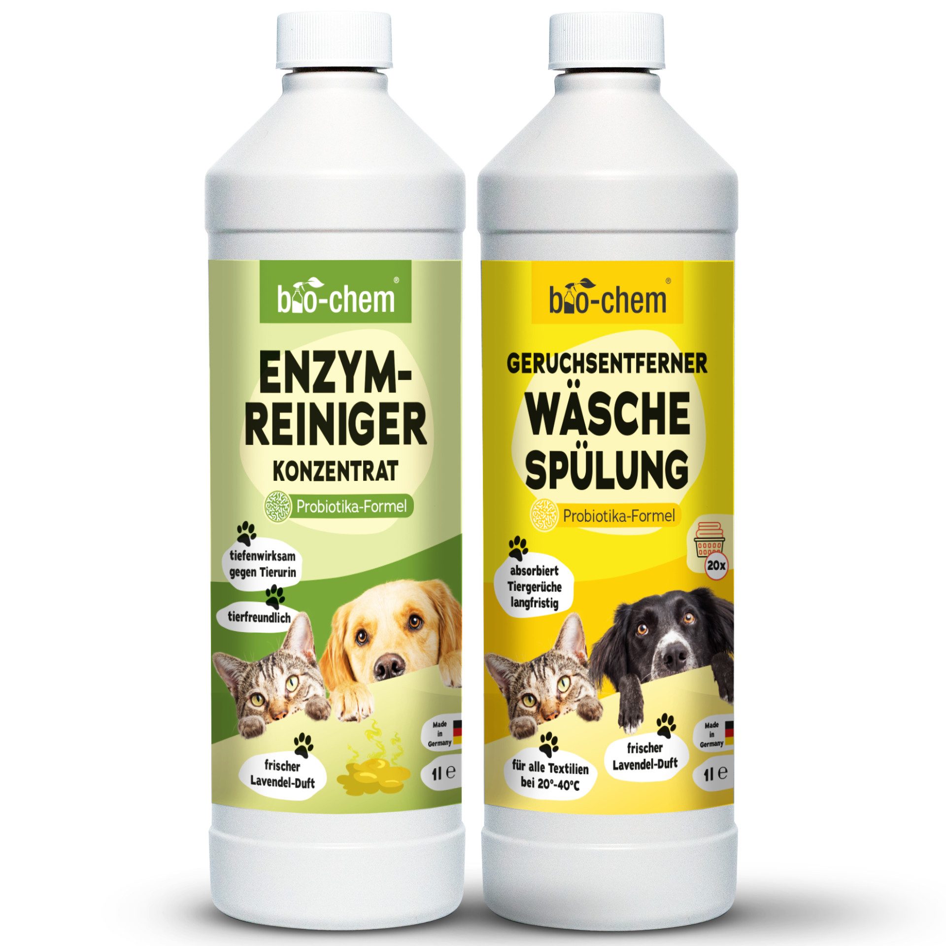 Geruchsentferner Enzymreiniger 1 L Geruchsentferner gegen Urin, Katzen & Hundeurin