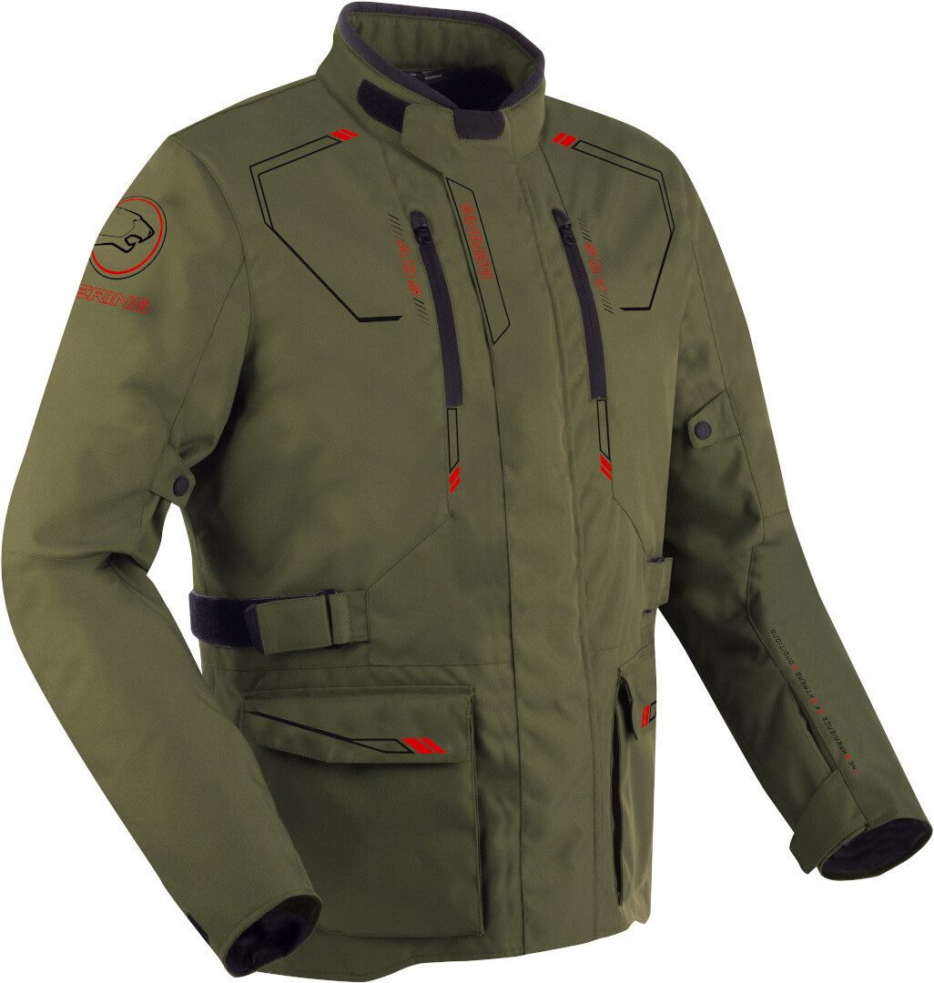 Bering Motorradjacke Voyager wasserdichte Motorrad Textiljacke herausnehmbares Innenfutter,wasserdicht